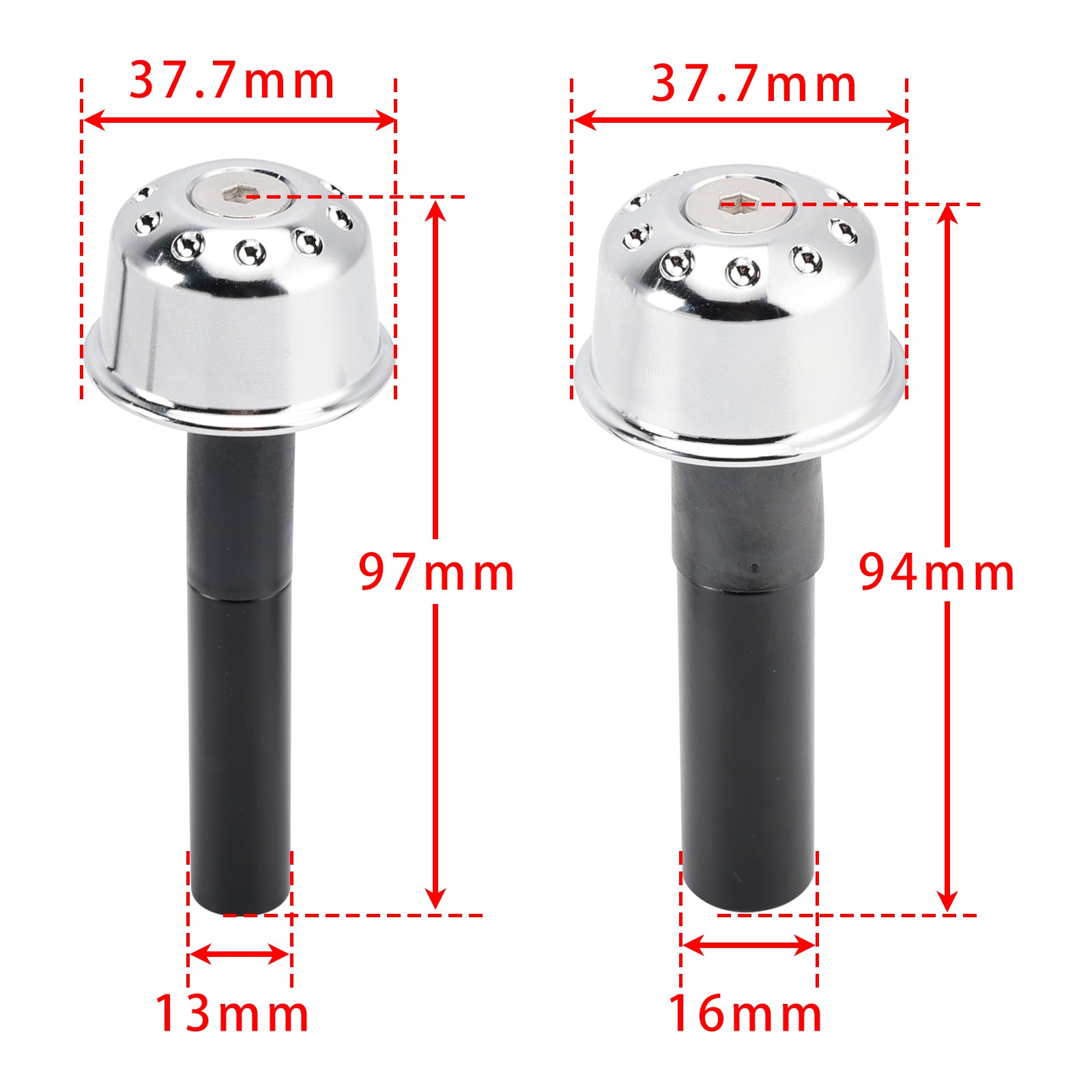 Zilveren CNC-stuuruiteinden voor Kawasaki Eliminator 500 450 400 W800