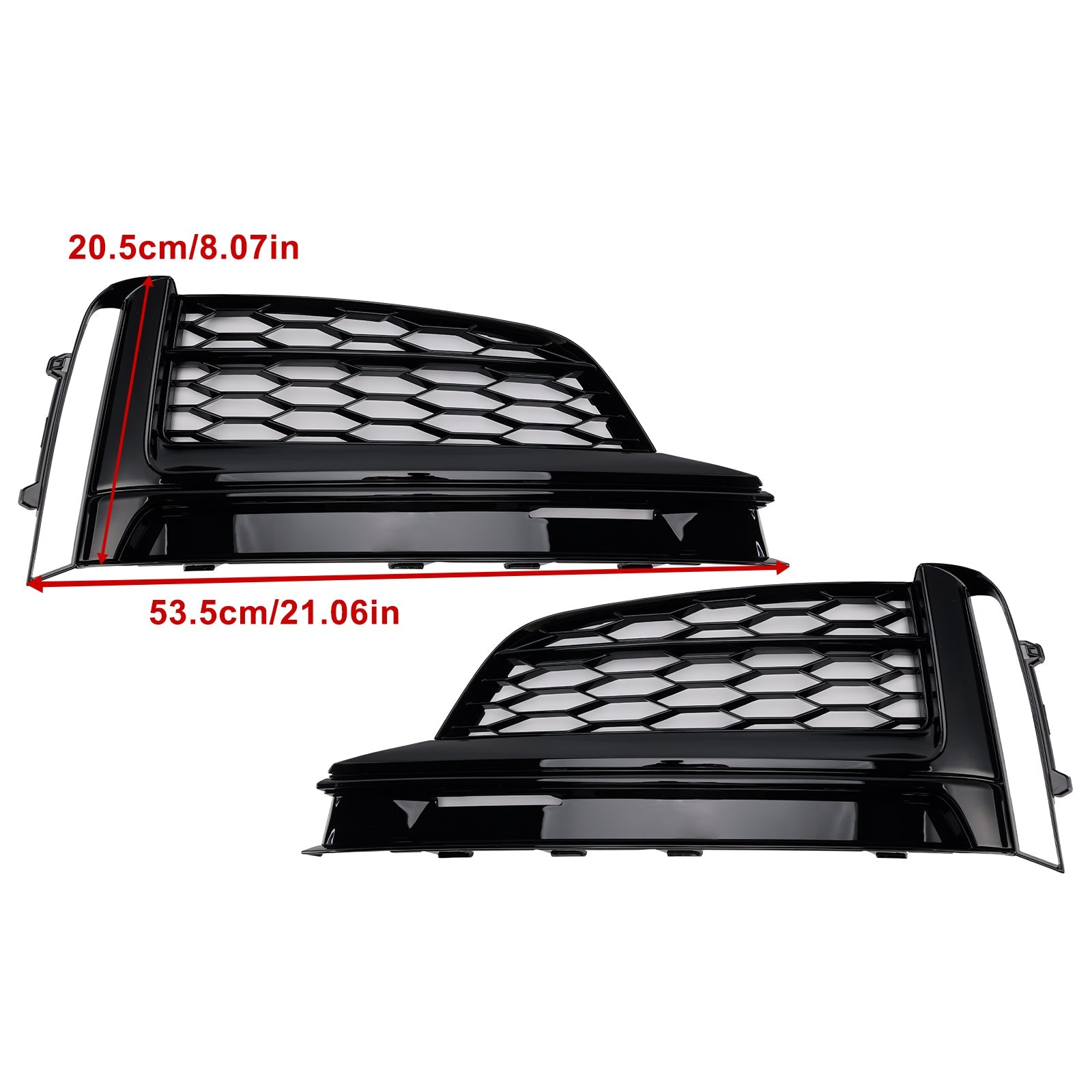 Grille de protection antibrouillard pour pare-chocs avant Audi A5 S-Line S5 2018-2019, 2 pièces