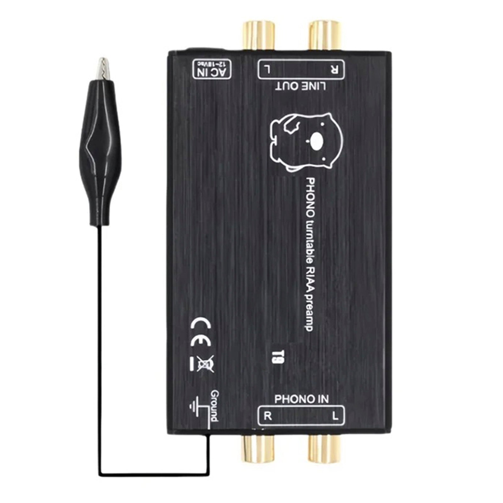 Preamplificatore fono T11, preamplificatore fono MM per giradischi stereo in vinile