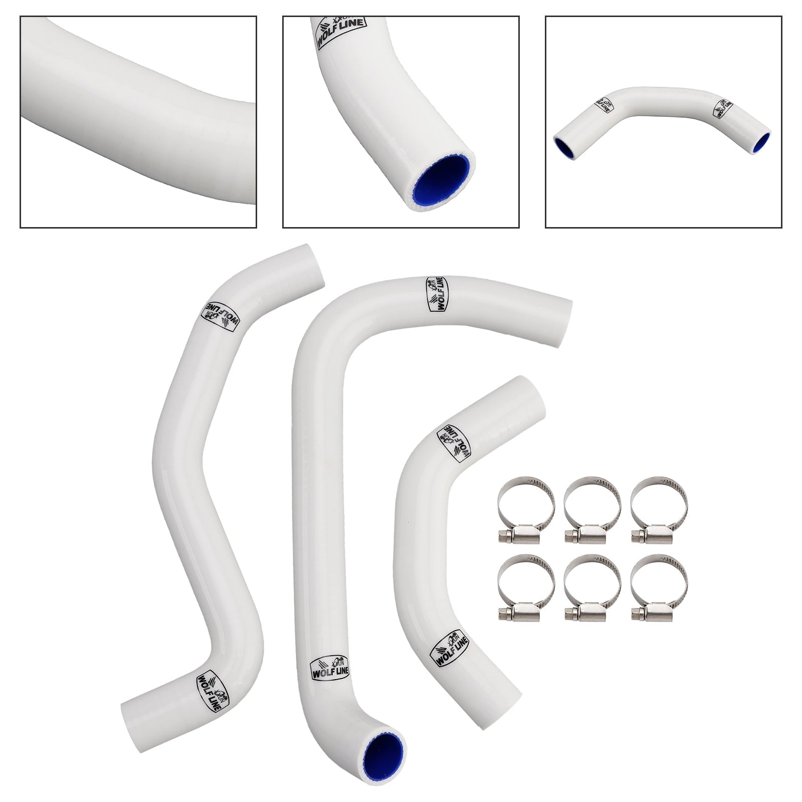 Durite de refroidissement en silicone pour radiateur Kawasaki ZX10R ZX-10RR (2021-2025)