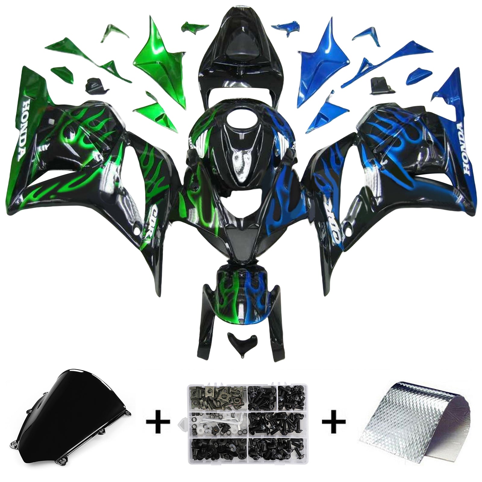 ABS Plastic Kairing Kit voor Honda CBR600R 2009-2012 F5
