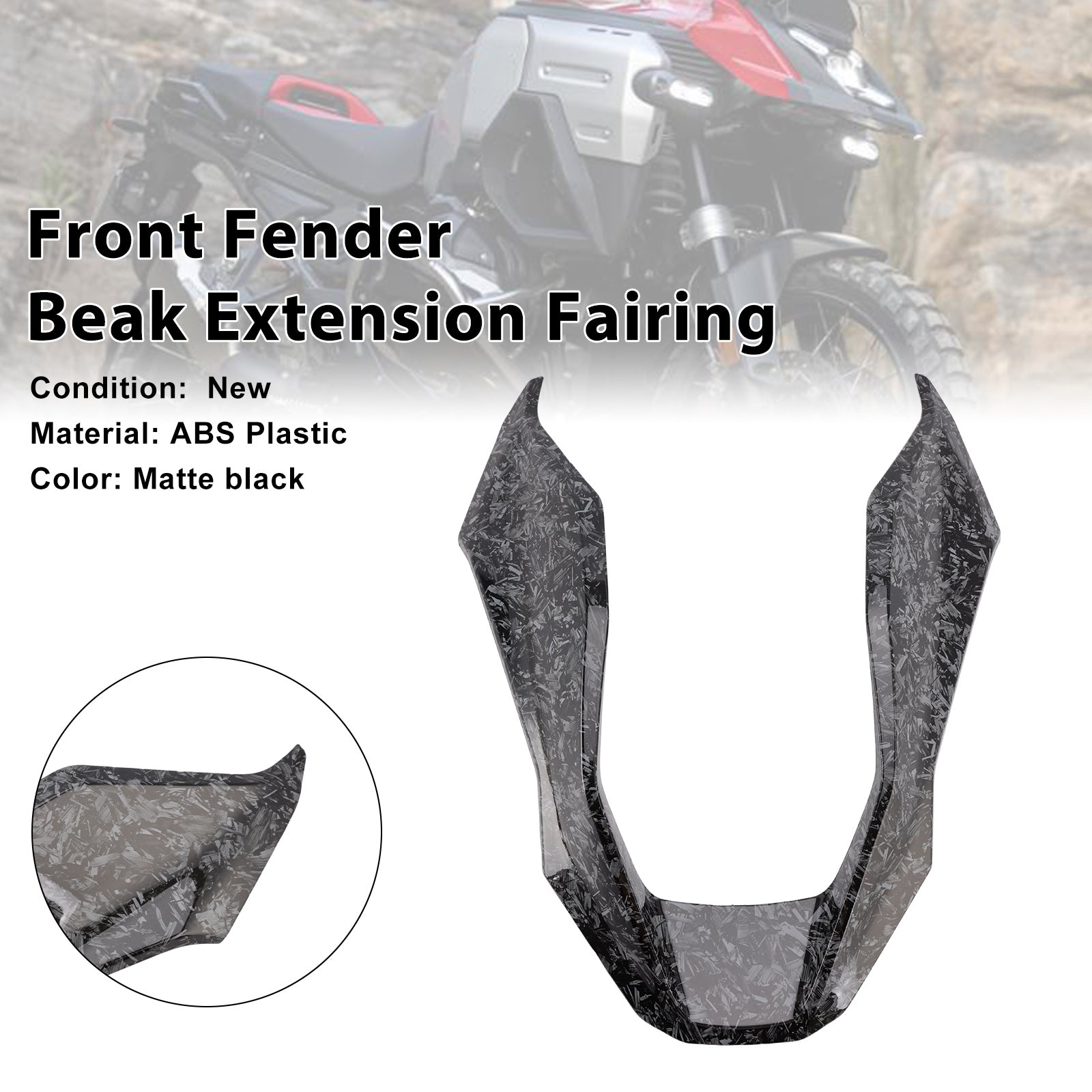 Extension de carénage de garde-boue avant pour BMW R1300GS 2024-2025
