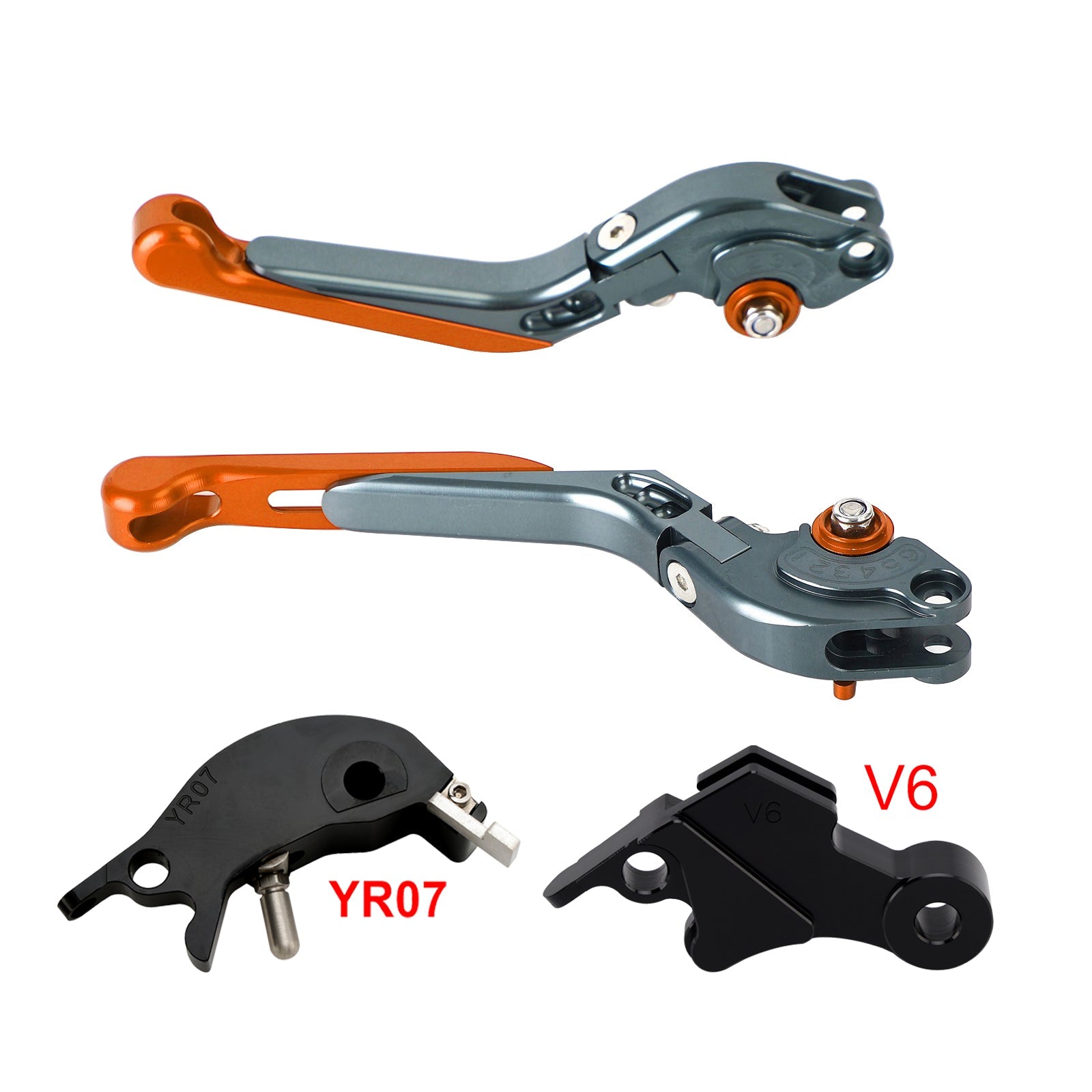 Levier de frein et d'embrayage réglable compatible avec YAMAHA XSR900 XSR900GP MT-09 2024-2025