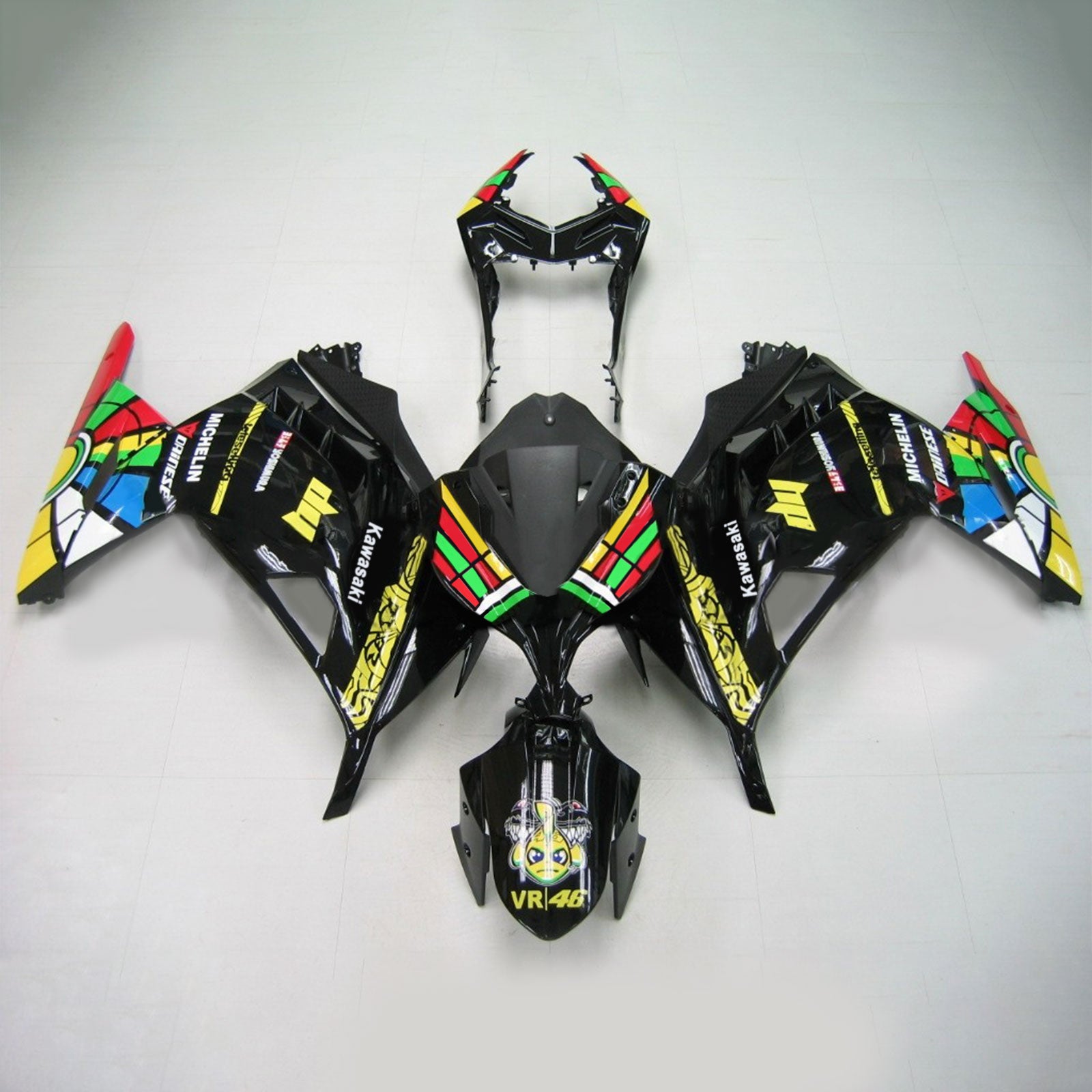 2013-2017 Kawasaki EX300/ninja 300 vbrizgavanje kompleta ABS plastične karoserije