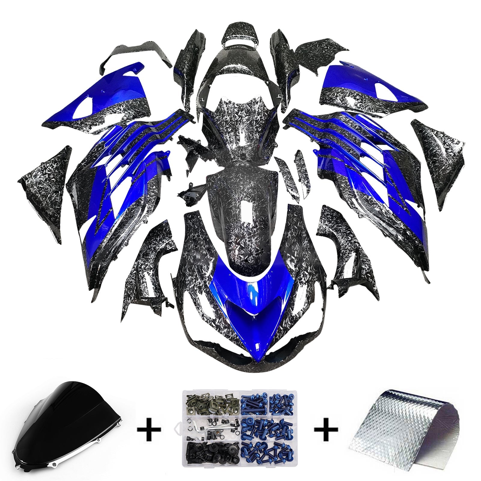 Kit de carenado de inyección para Kawasaki ZX14R ZZR1400 2012-2025