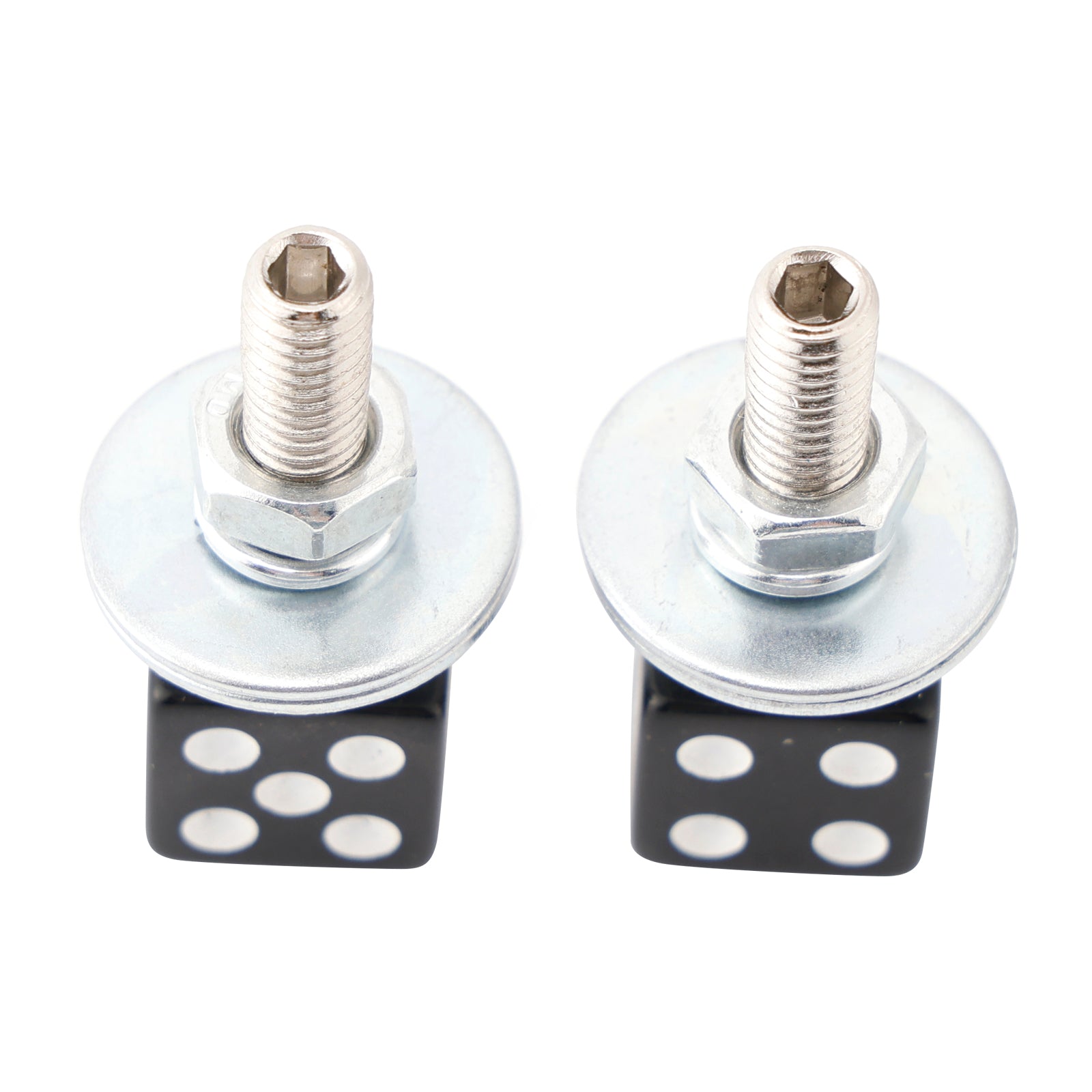 4 x plástico de plástico negro placas de fijación de placa para motocicleta y bicicleta