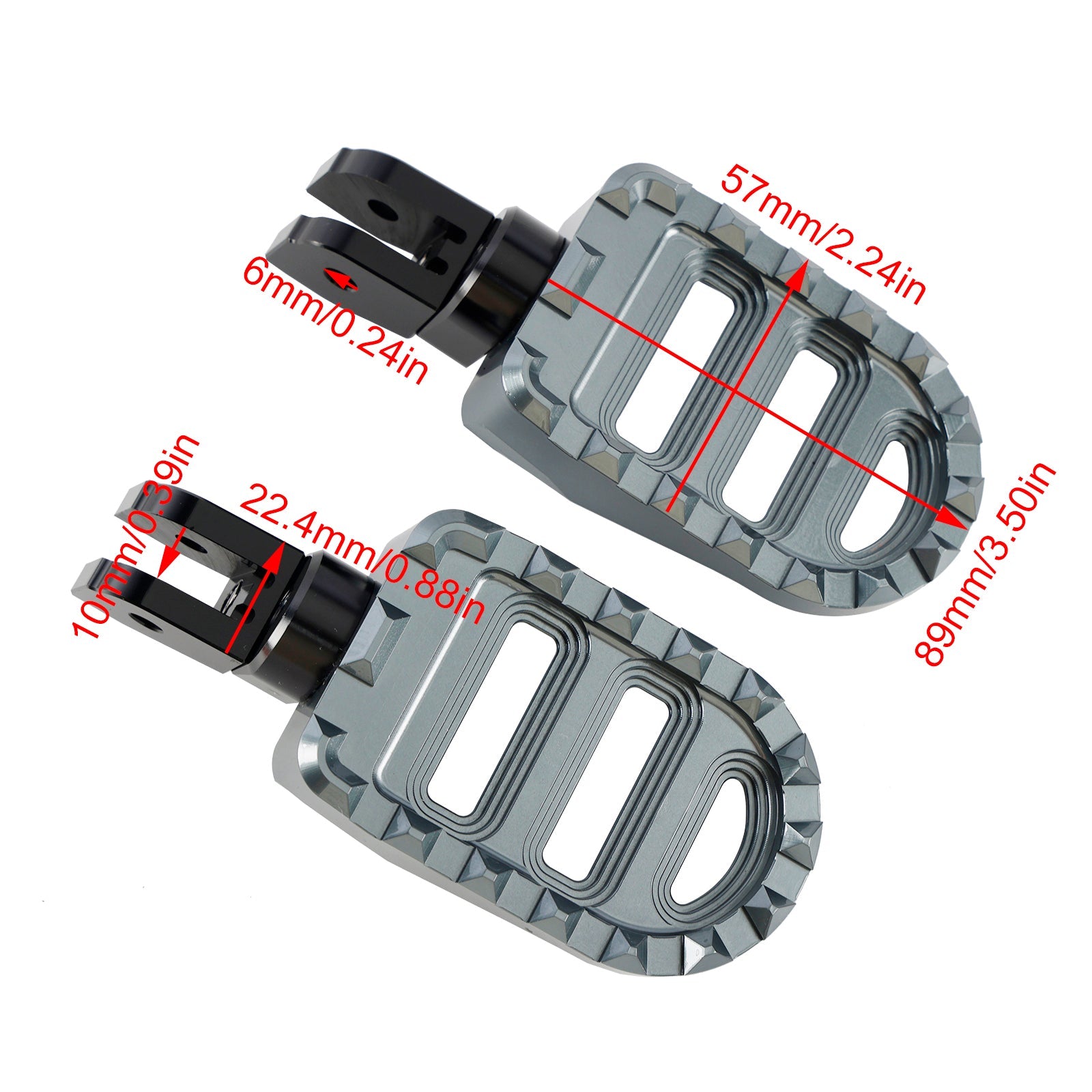 Polpette anteriori per moto Guzzi V85 TT/V100 Mandello/V7 850
