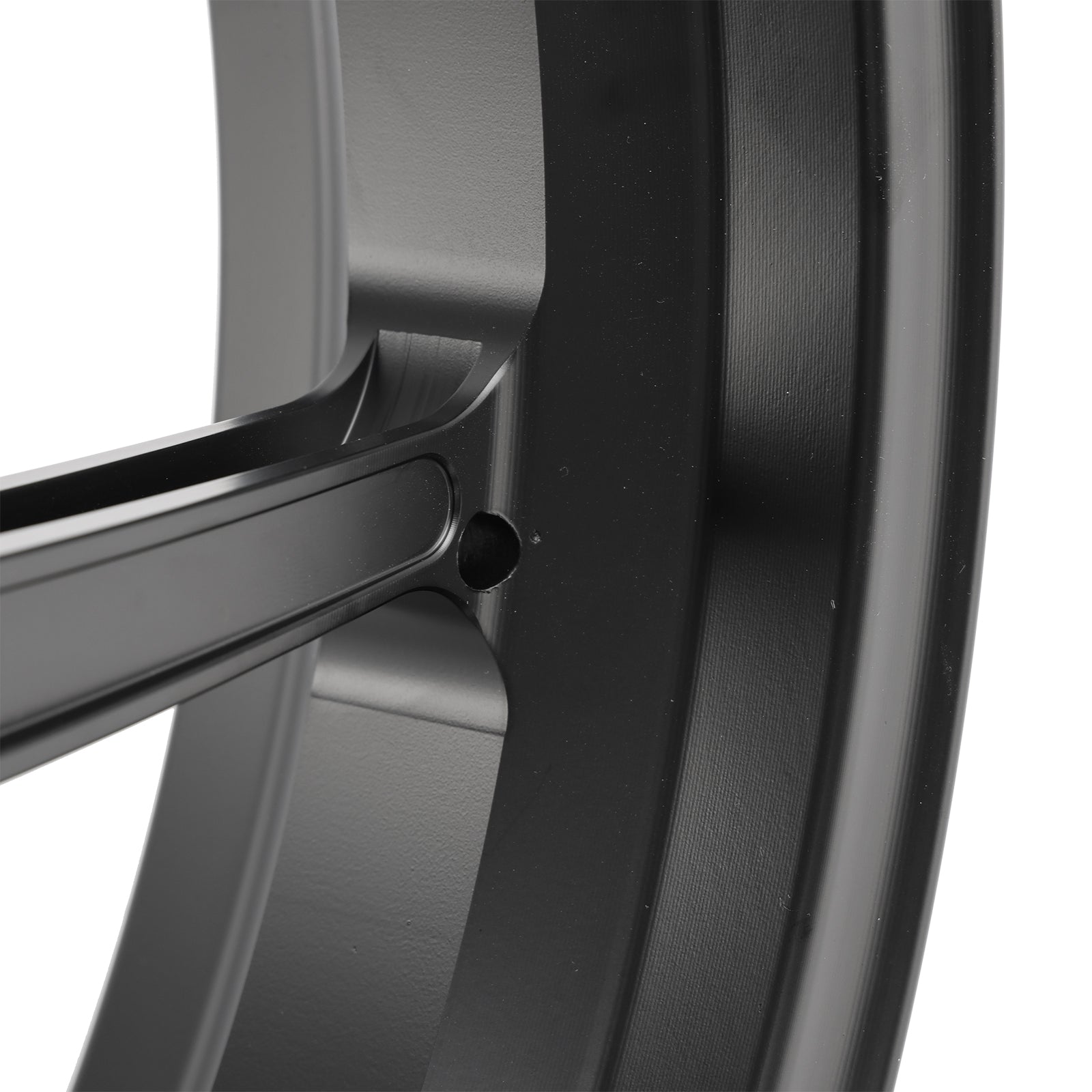 Jante de roue avant en aluminium noir brillant pour BMW M 1000 RR 2019-2024