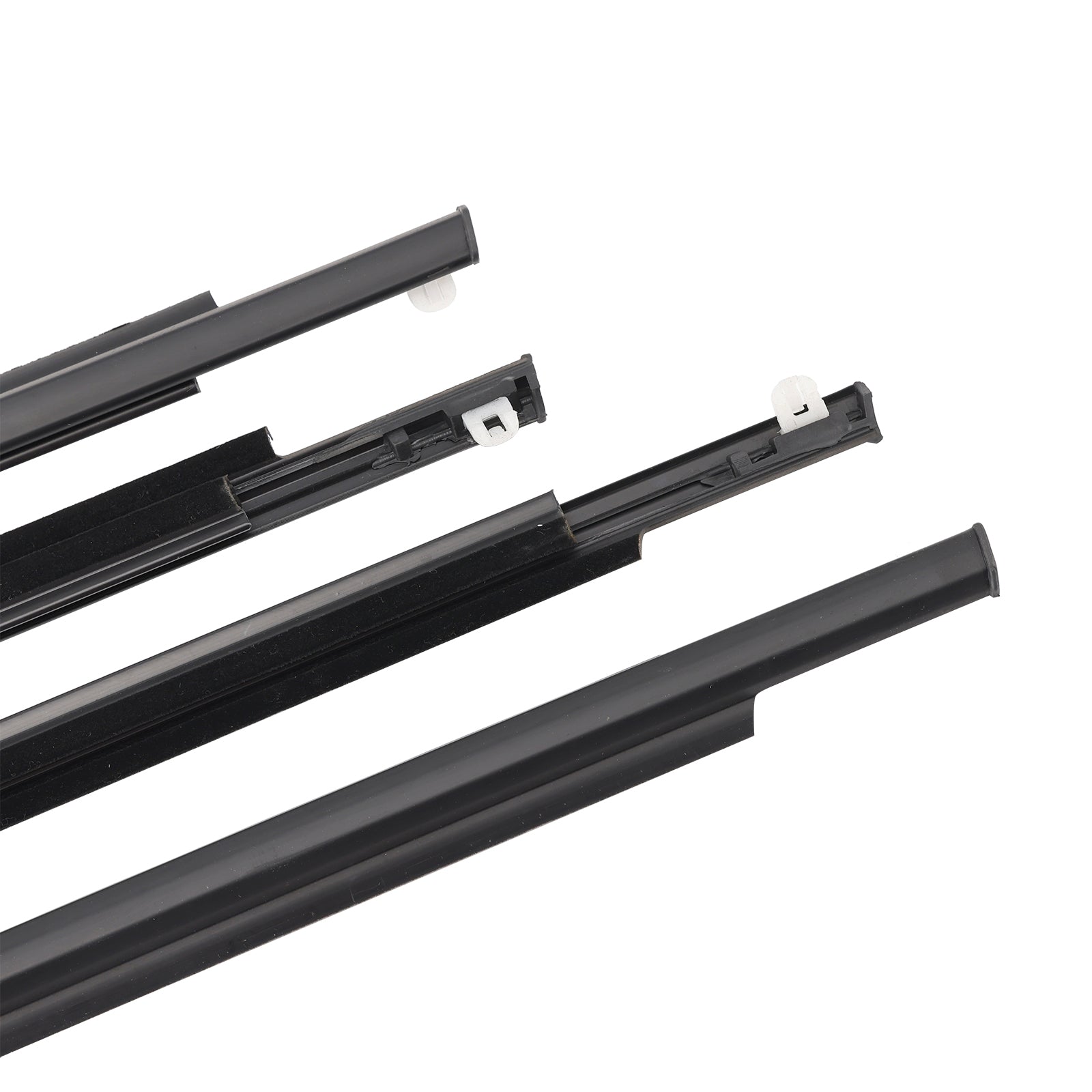 Bande d'étanchéité extérieure pour ceinture de porte en verre, Toyota Prius 2004-2009, 4 pièces