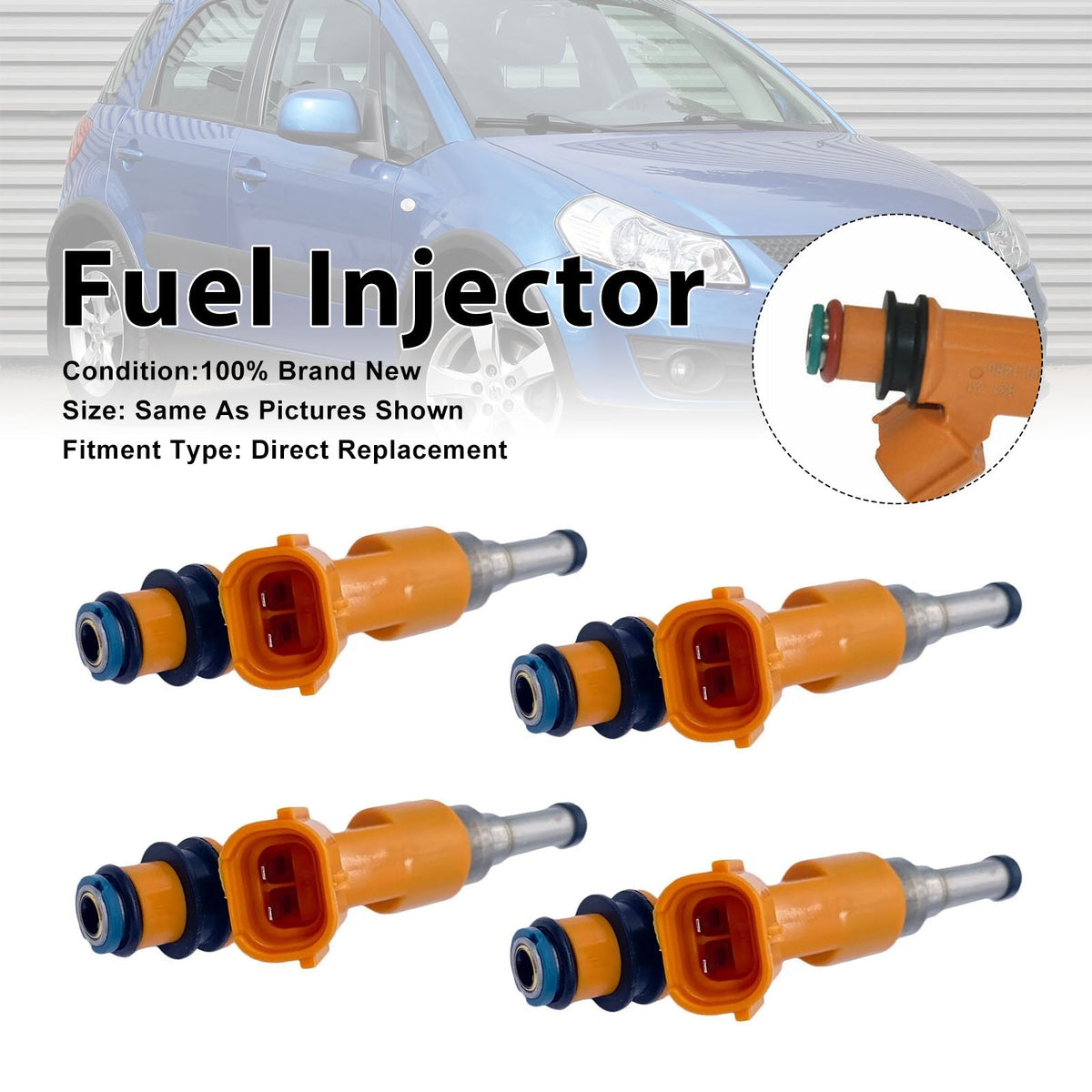 4 injecteurs de carburant pour Suzuki SX4 1.6 M16A 15710-54LA0 297500-1480