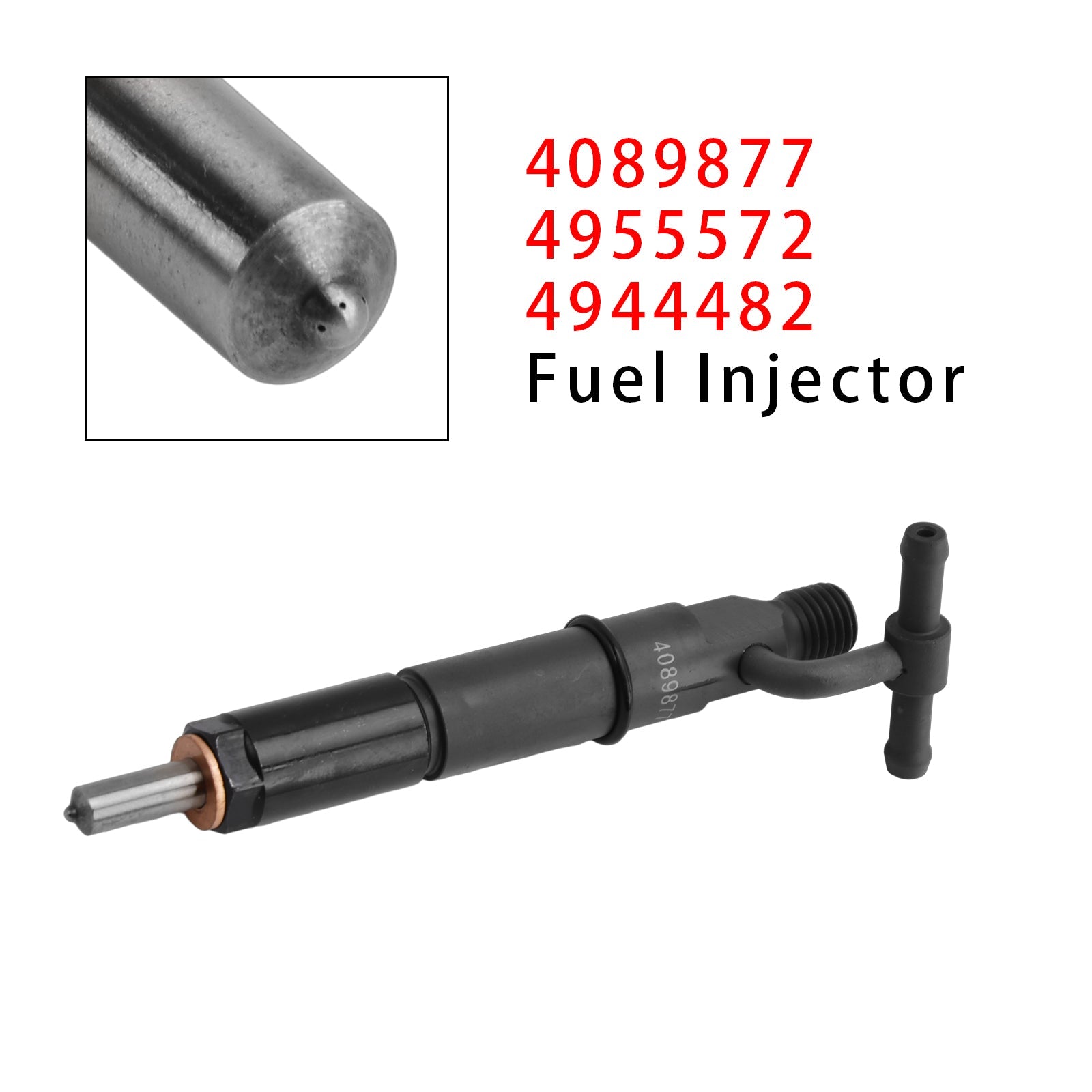 1x injektor goriva za motor Cummins B3.3 QSB3.3 4089877 4955572 4944482