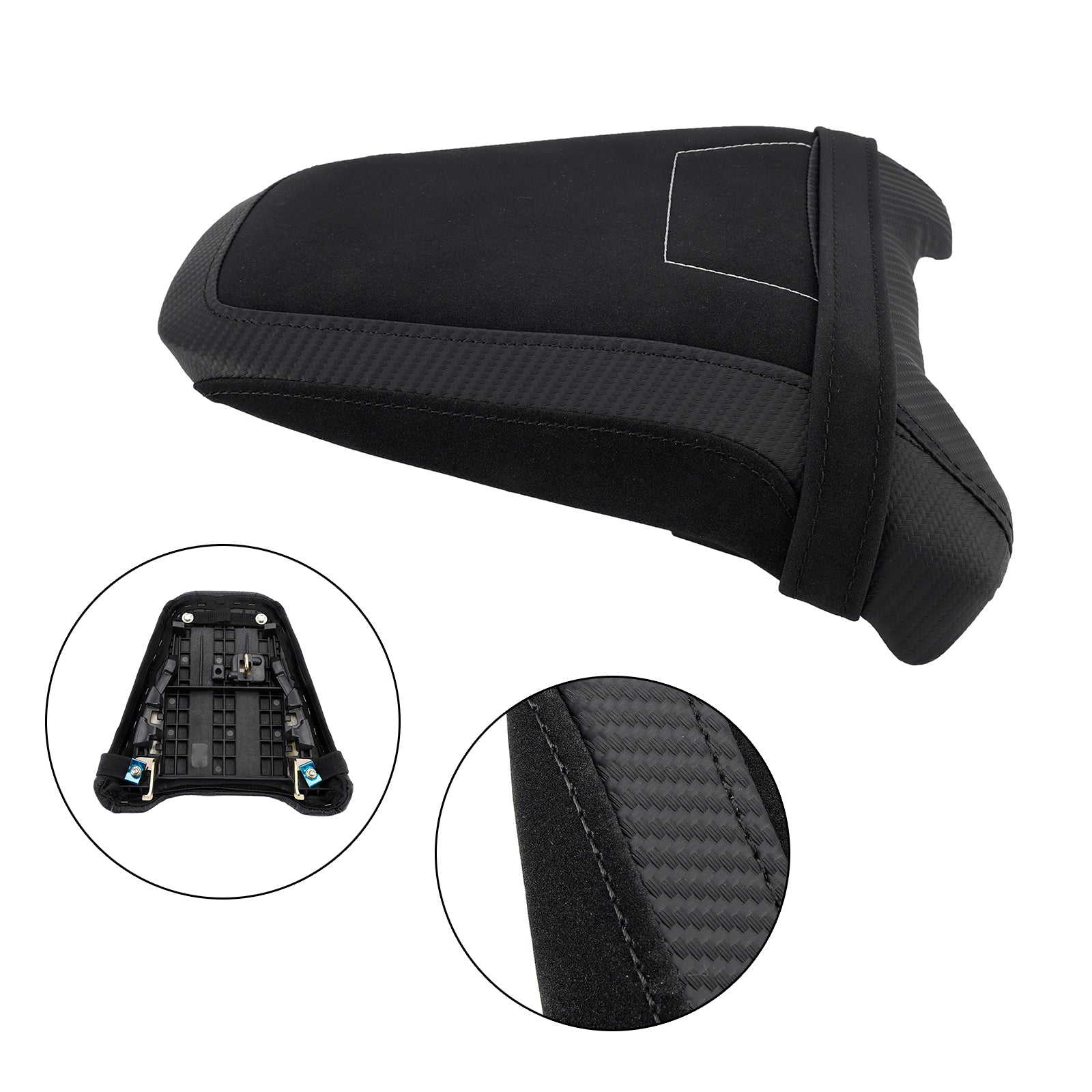 Coussin de selle passager arrière plat en polyuréthane rouge pour HONDA CB650R CBR650R 2024-2025