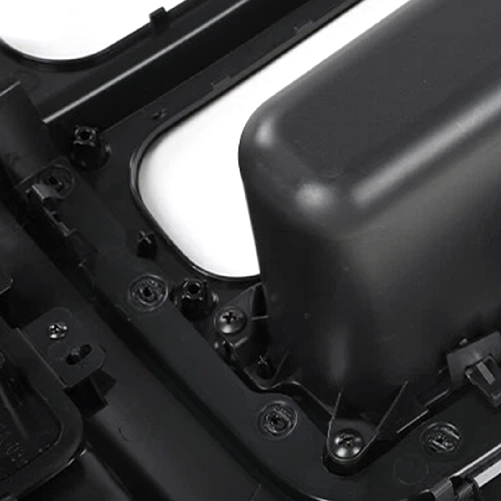 Pannello di ventilazione nero con rivestimento centrale per autoradio, adatto per Dodge Ram 2002-2005