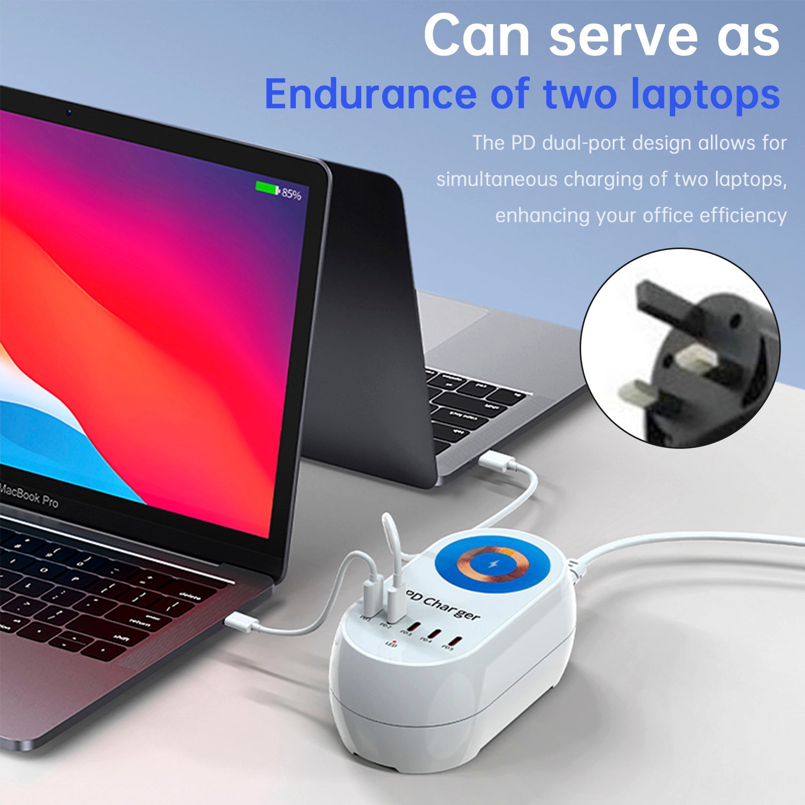 140 W Wireless Magnetic Charger, Fast Charge PD100 W voor laptop en mobiele telefoon