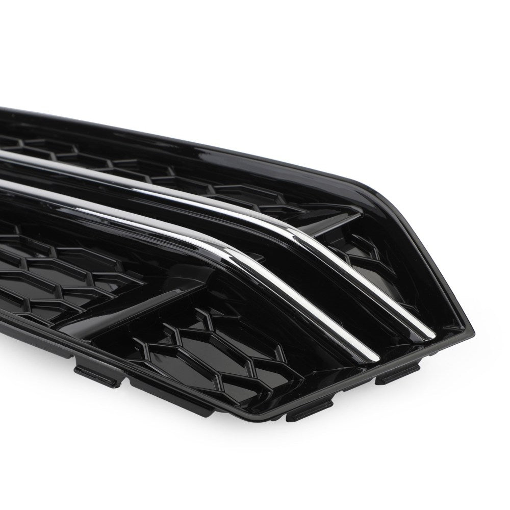 Połącz przednią okładkę światła mgły dla Audi A4 B9 S-line 2016-2018 Bumper kratka