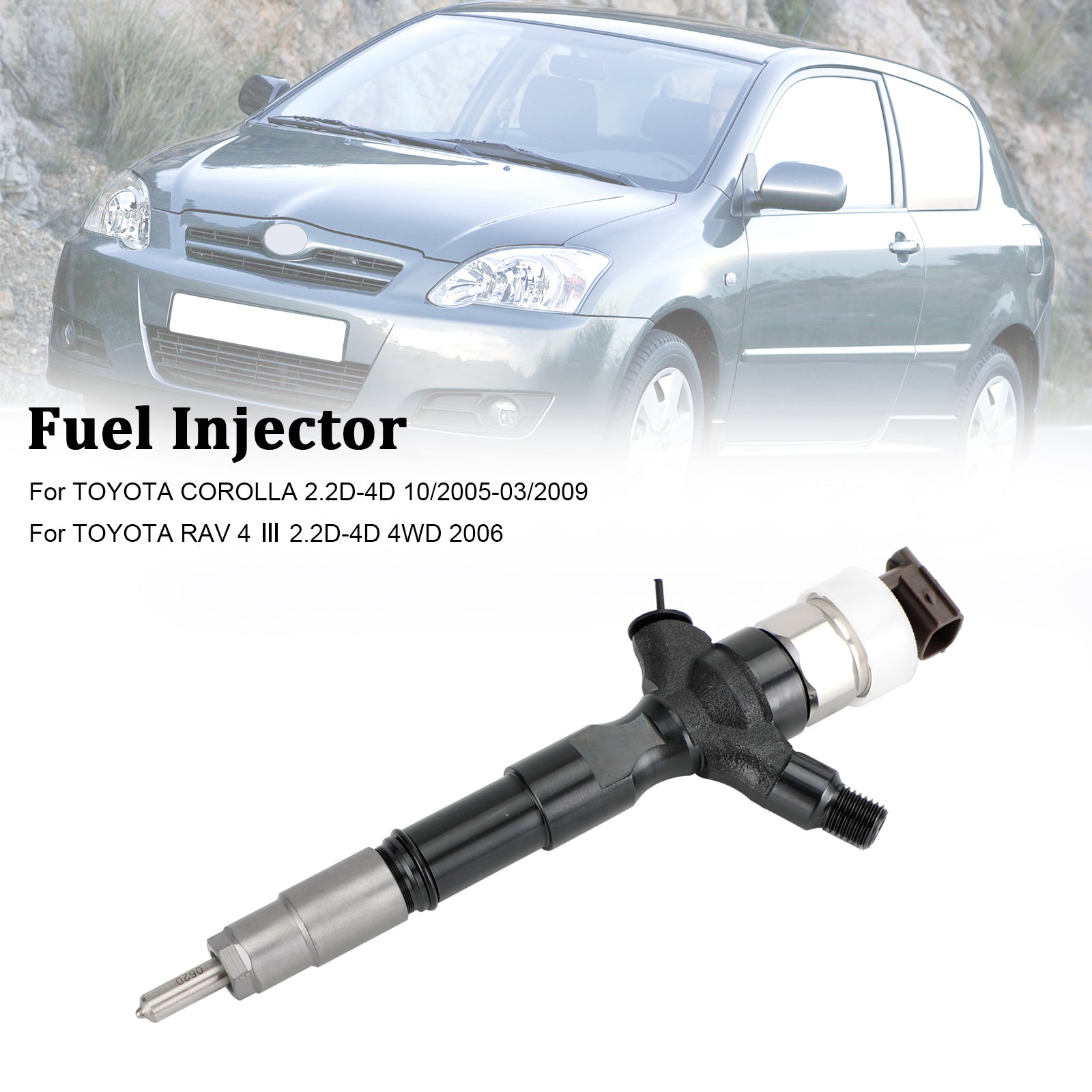 1PCS Fuel Injector 23670-0R020 Pour Toyota Corolla RAV4 095000-6040