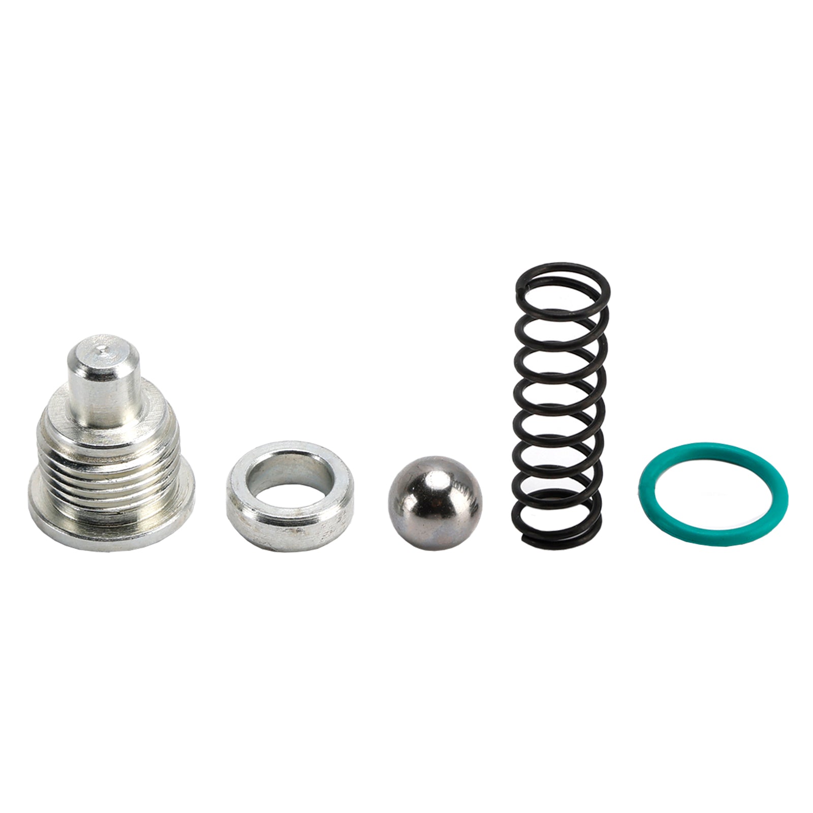 Kit de resorte, tapón y sello de válvula de alivio de bomba de aceite diésel de 7,3 L para Ford F250, F350, F450, F550 FSD, E250, E350, E450 ESD (1994.05-2003).