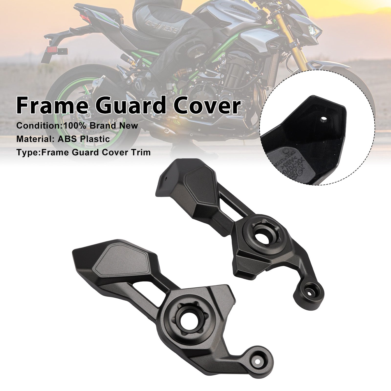 Carénage de protection latérale de cadre pour Kawasaki Z900 2025-2026