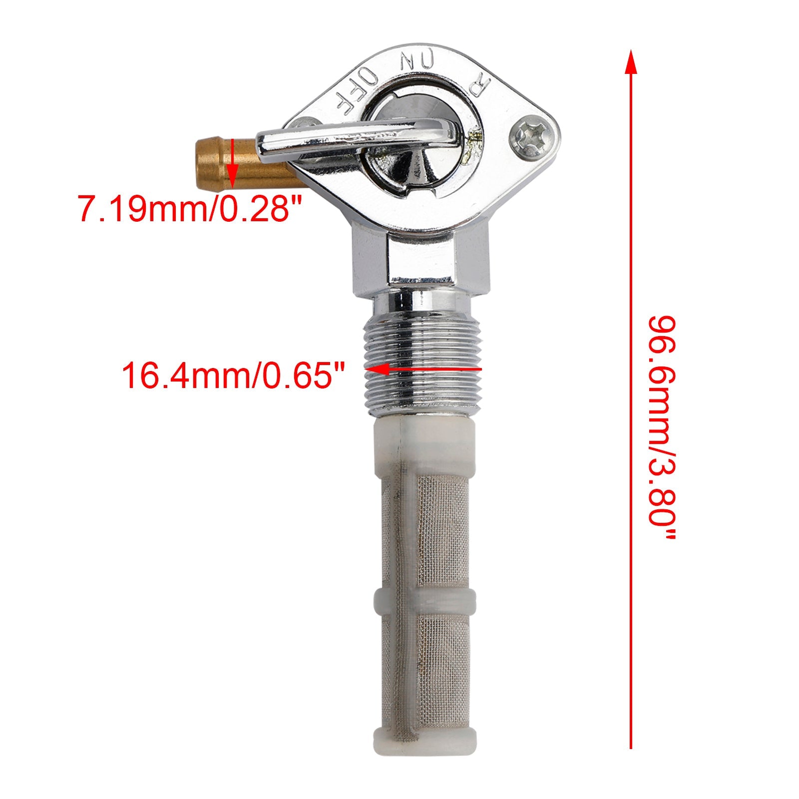 Robinet d'essence pour réservoir d'Electra Glide FLB FLFB FLHB 1966-1969
