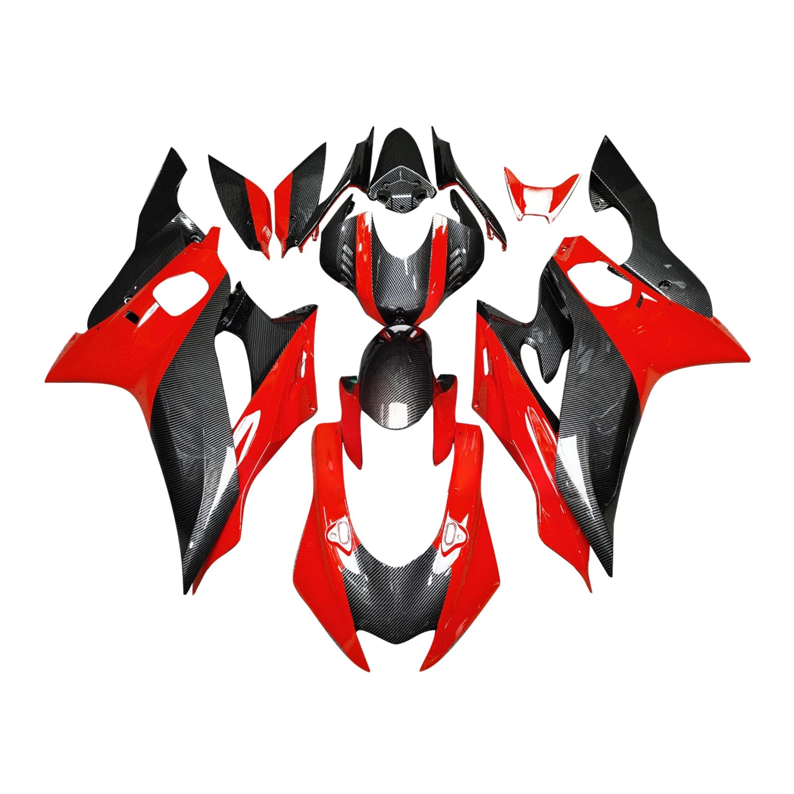 Kit de carenado inyectado de plástico ABS para Yamaha YZF-R6 2017-2023