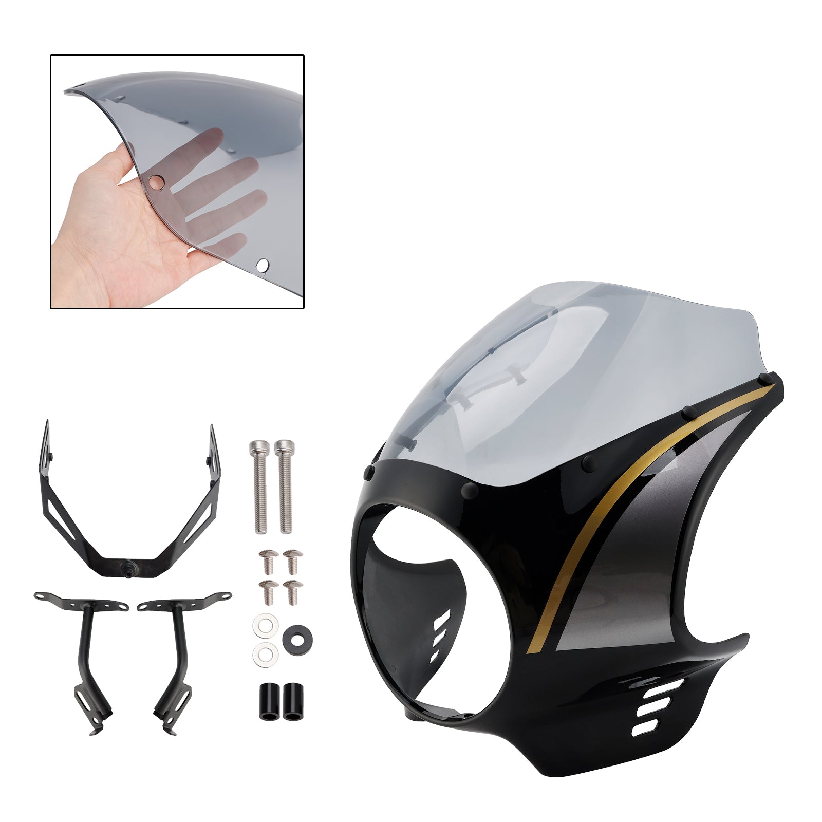 Parabrisas y carenado de faro para Yamaha XSR900 (2022-2025)