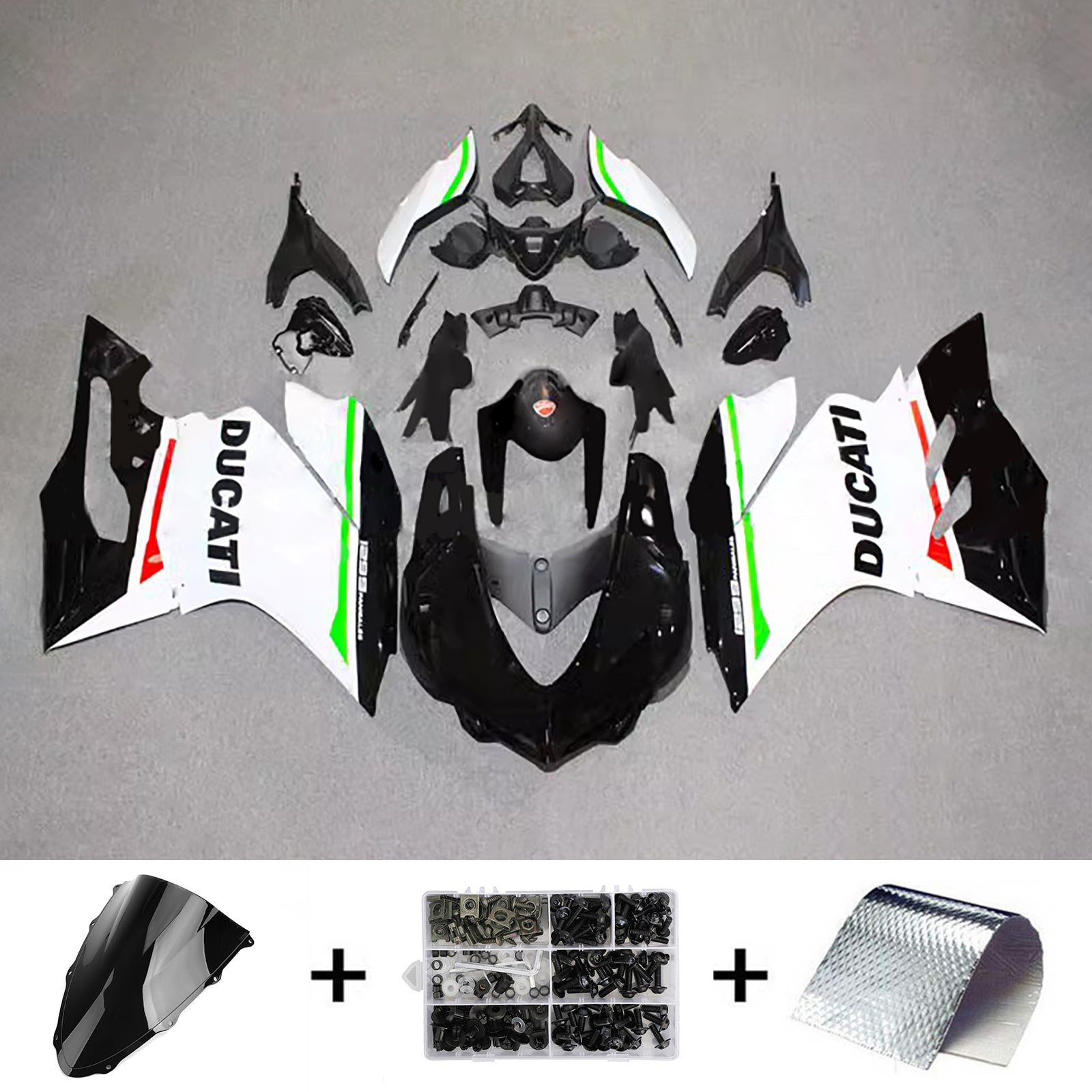 Kit de carenado de inyección de Ducati 1299 2015-2020 ABS Cuerpo de plástico