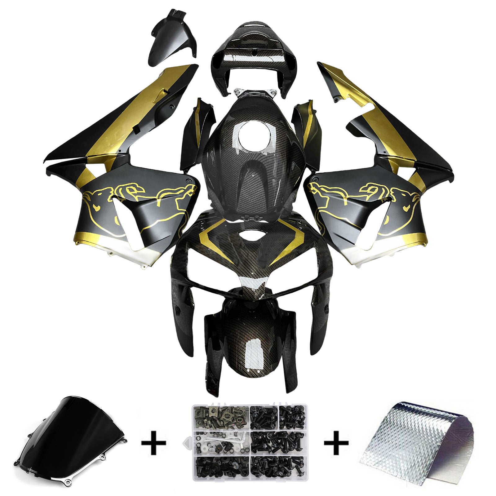 Kit de carénage en plastique ABS pour Honda CBR600RR 2005-2006 F5