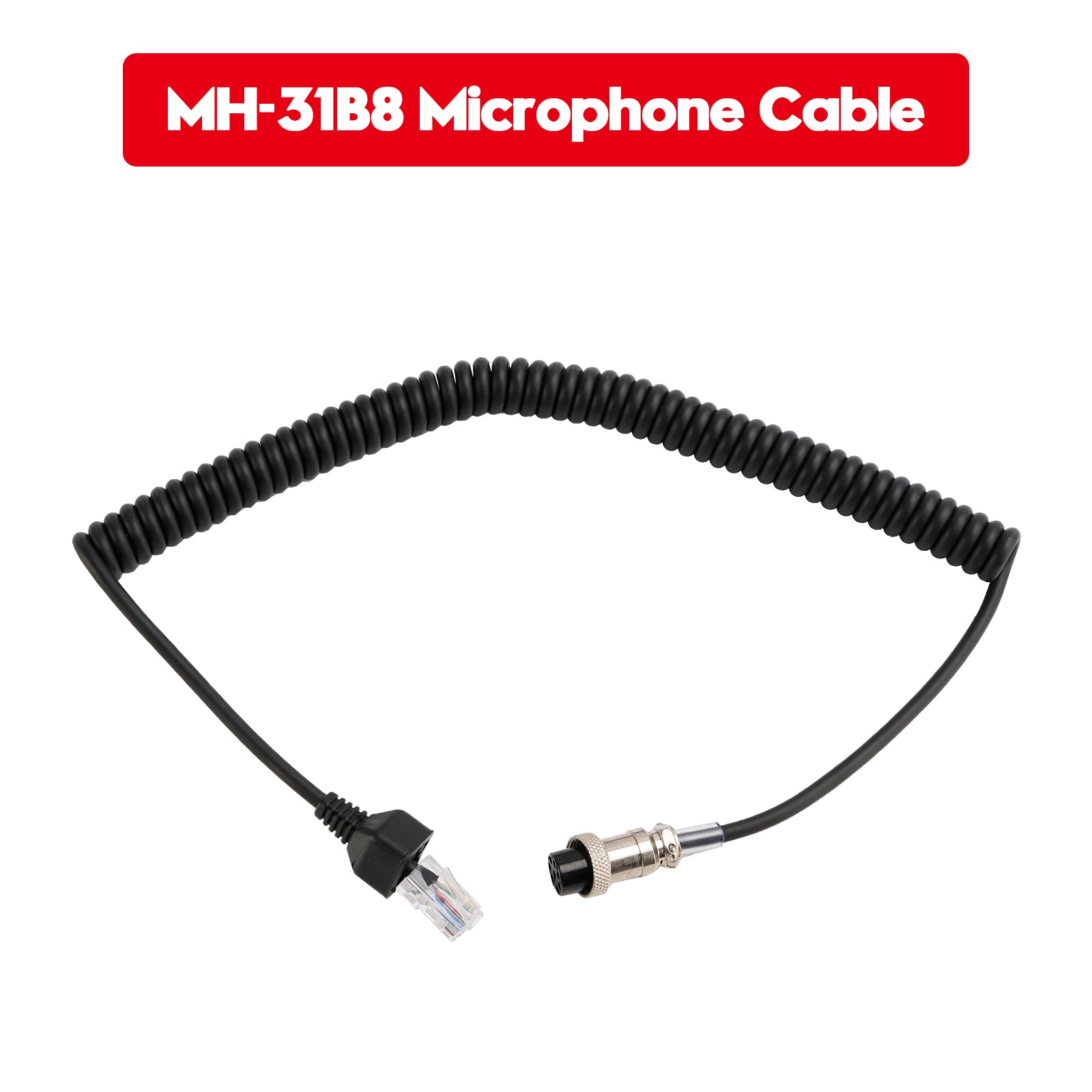 Câble de microphone MH-31B8 pour câble de microphone d'interphone Yaesu FT920 FT950 FT2000