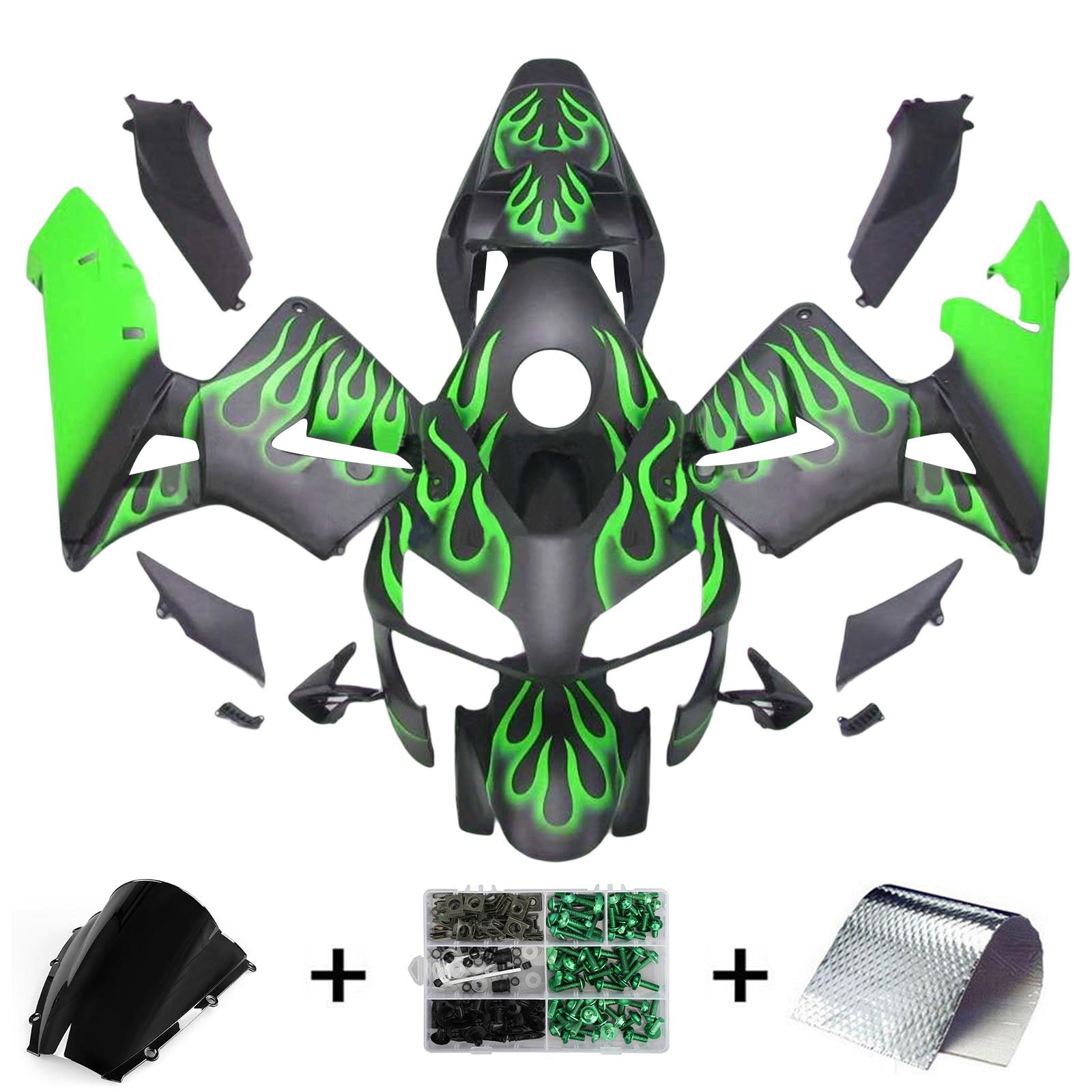 Kit de carénage par injection, carrosserie en plastique ABS pour Honda CBR600RR 2003-2004 F5