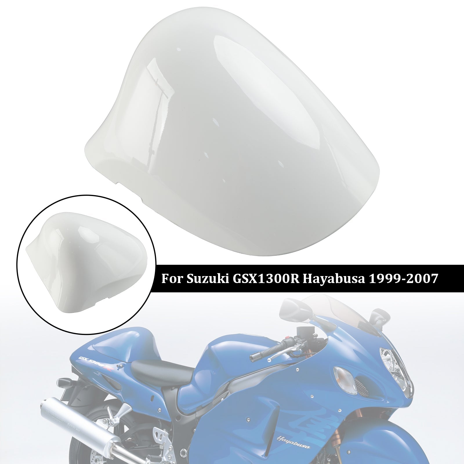 Cubierta del soporte del asiento trasero para Suzuki GSX1300R GSX-R1300 Hayabusa 1999-2007