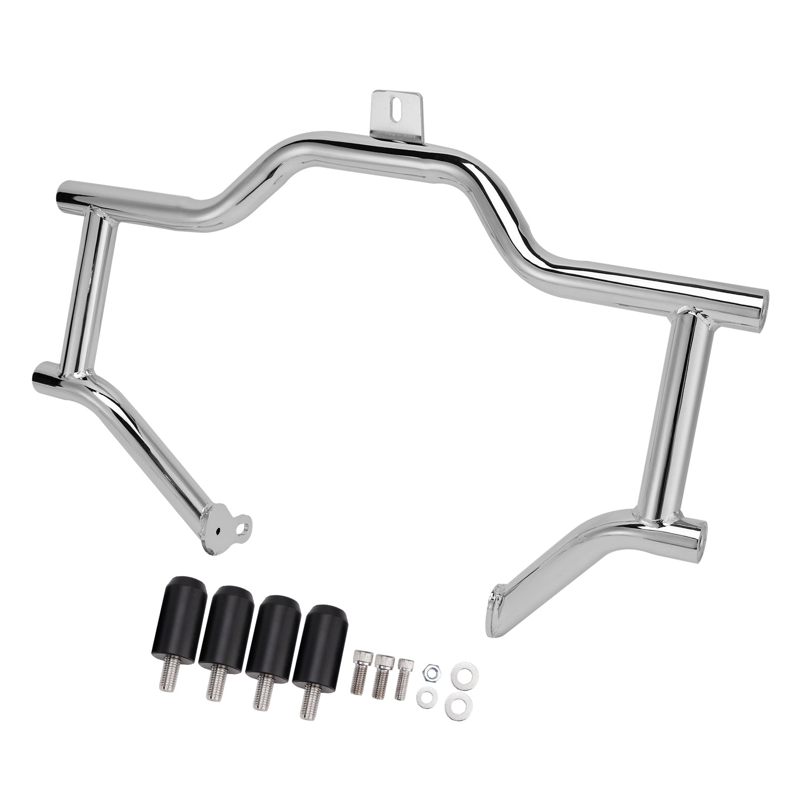 Protection de moteur chromée anti-collision pour Electra Glide Ultra Classic Low FLHTCUL (2015-2016).