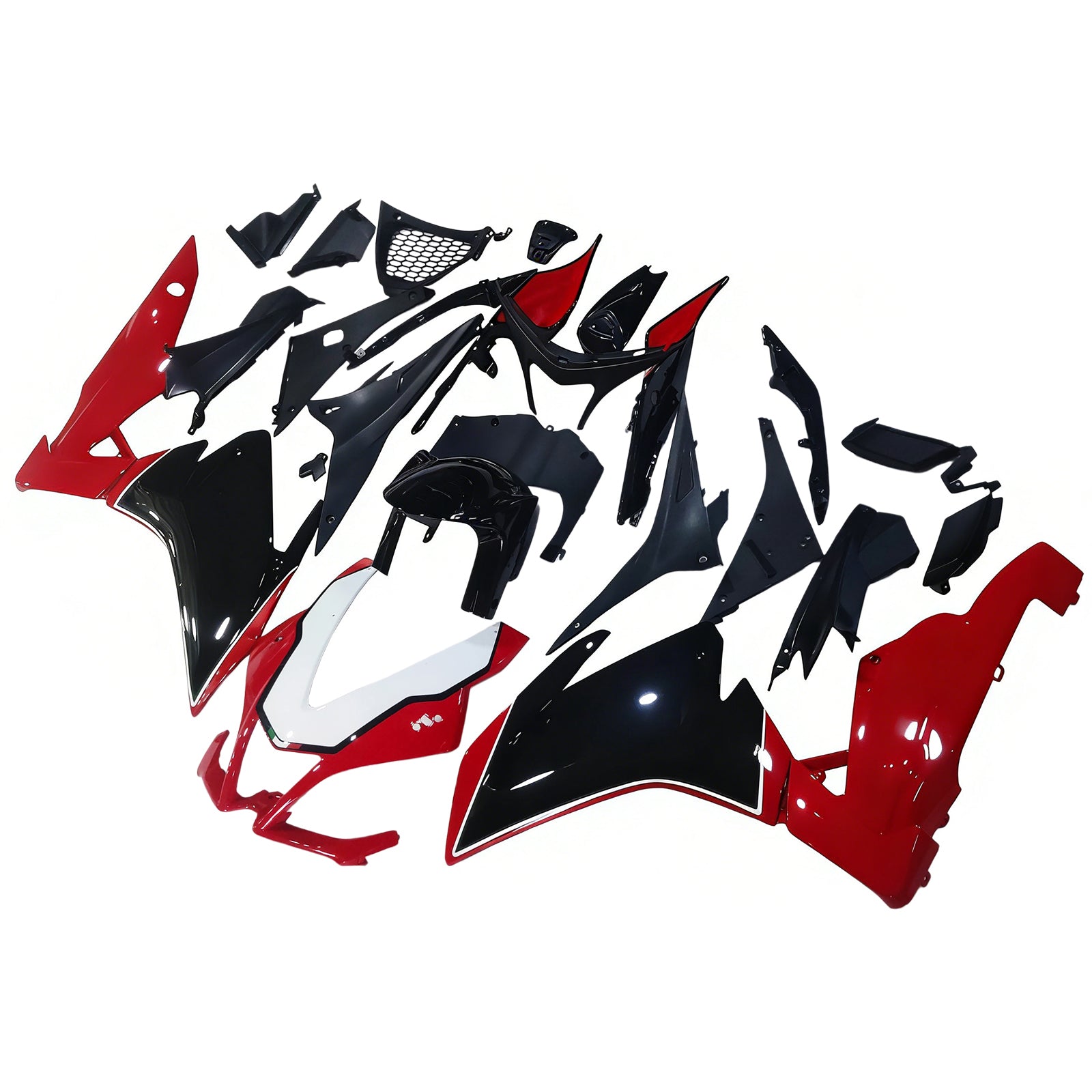 Kit de carénage injecté en plastique ABS compatible avec Aprilia RSV4 1000 2009-2015
