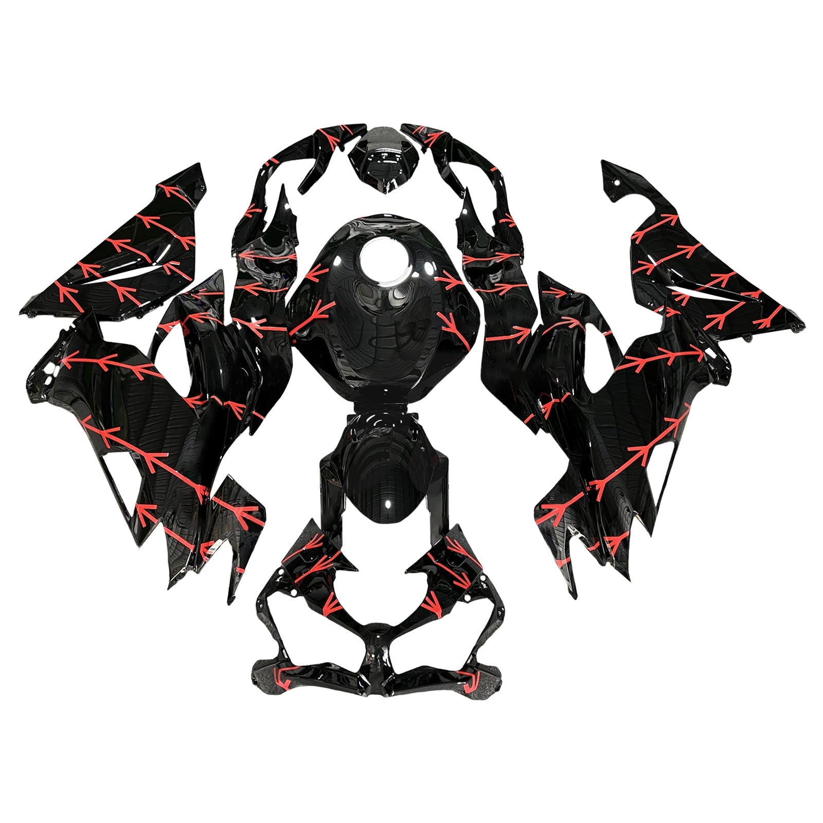 Kit di carenatura a iniezione, corpo in plastica ABS per Kawasaki ZX6R 2019-2023