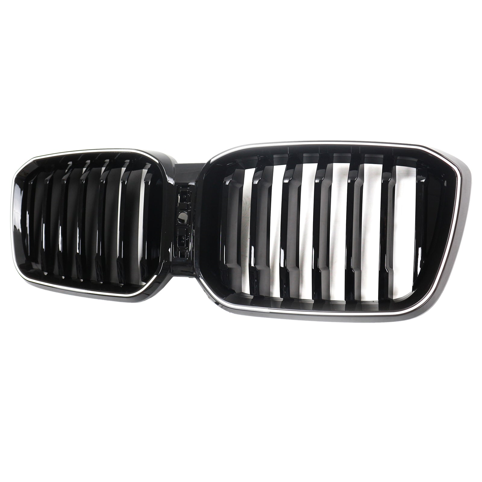 Bright Black Bumper-rooster met gat met gat voor camera voor BMW X3 G01 X4 G02 2022-2025