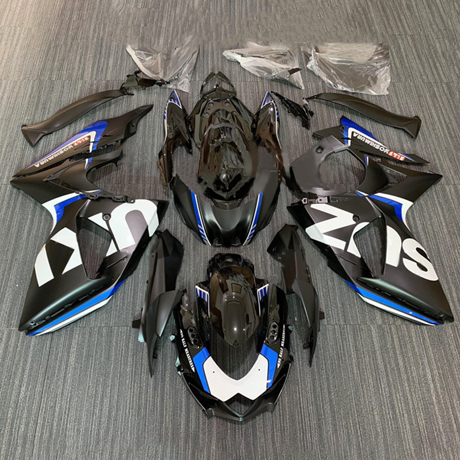 Amotopart Suzuki GSXR1000 2009-2016 K9 Kit Carrosserie Plastic Abs