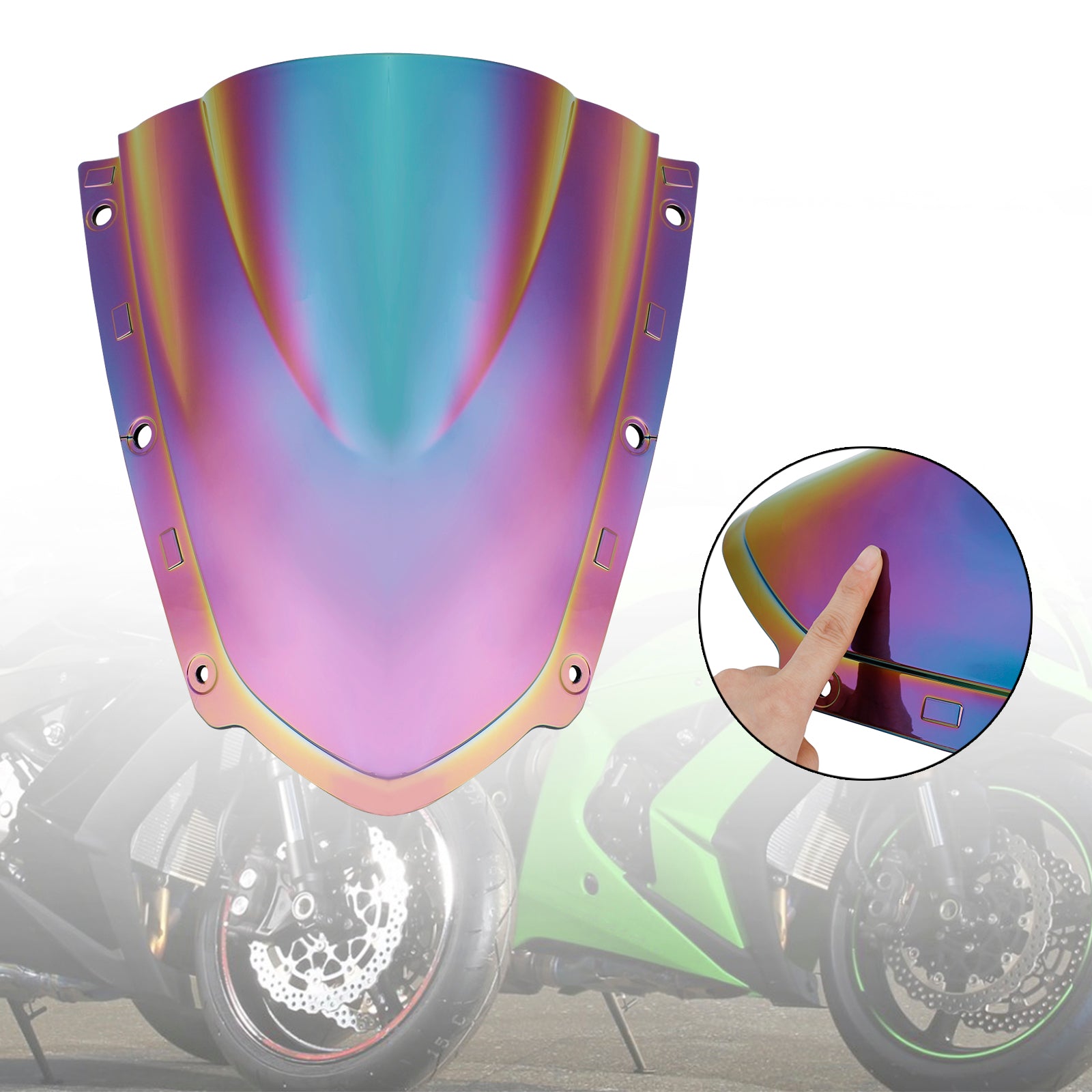 Protezione per parabrezza in ABS Kawasaki Ninja ZX-10R 2021-2022