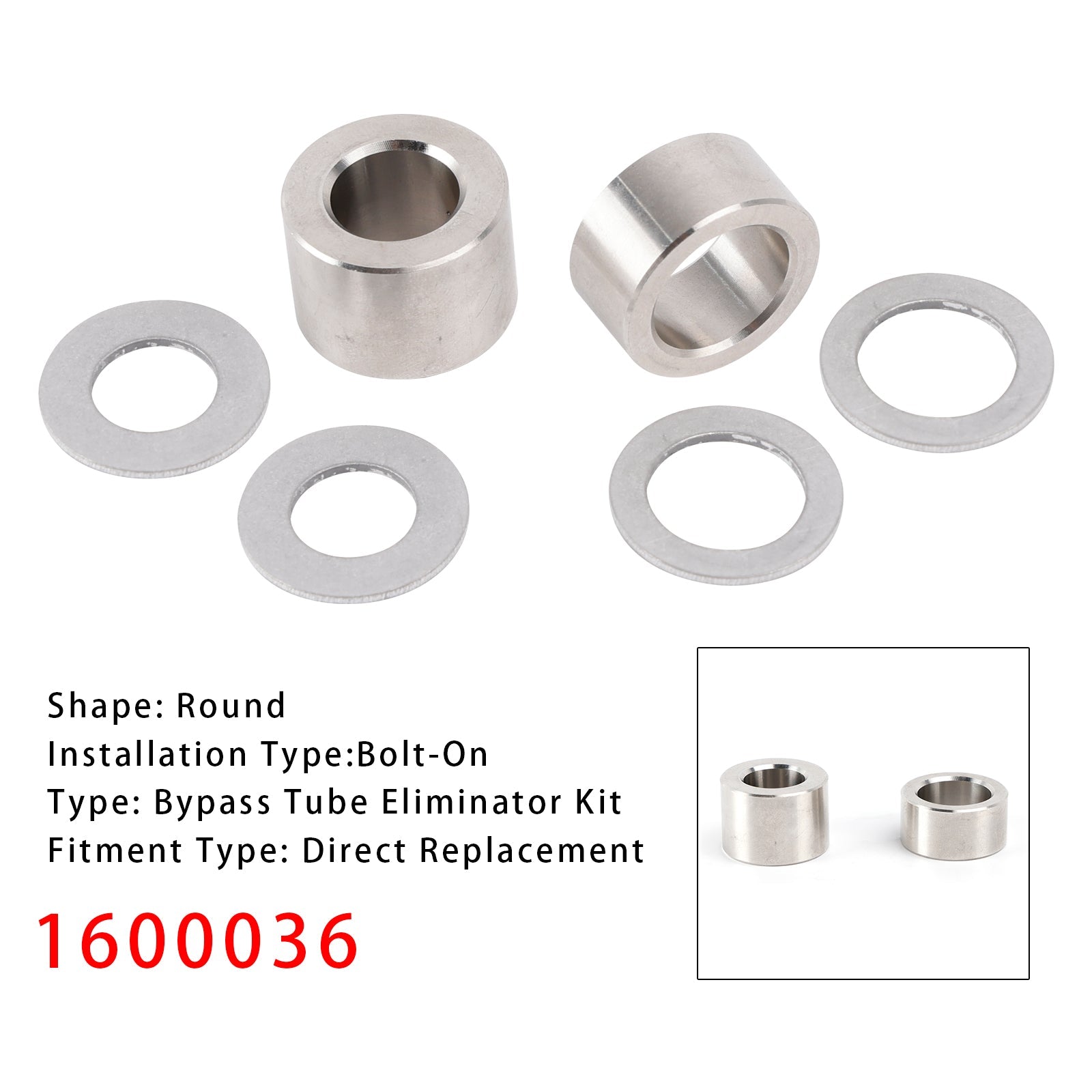 Komplet d'1600036 Odstranitev obvodne cevi, aluminijasti shunt in podložke'tesnjenje za obvod