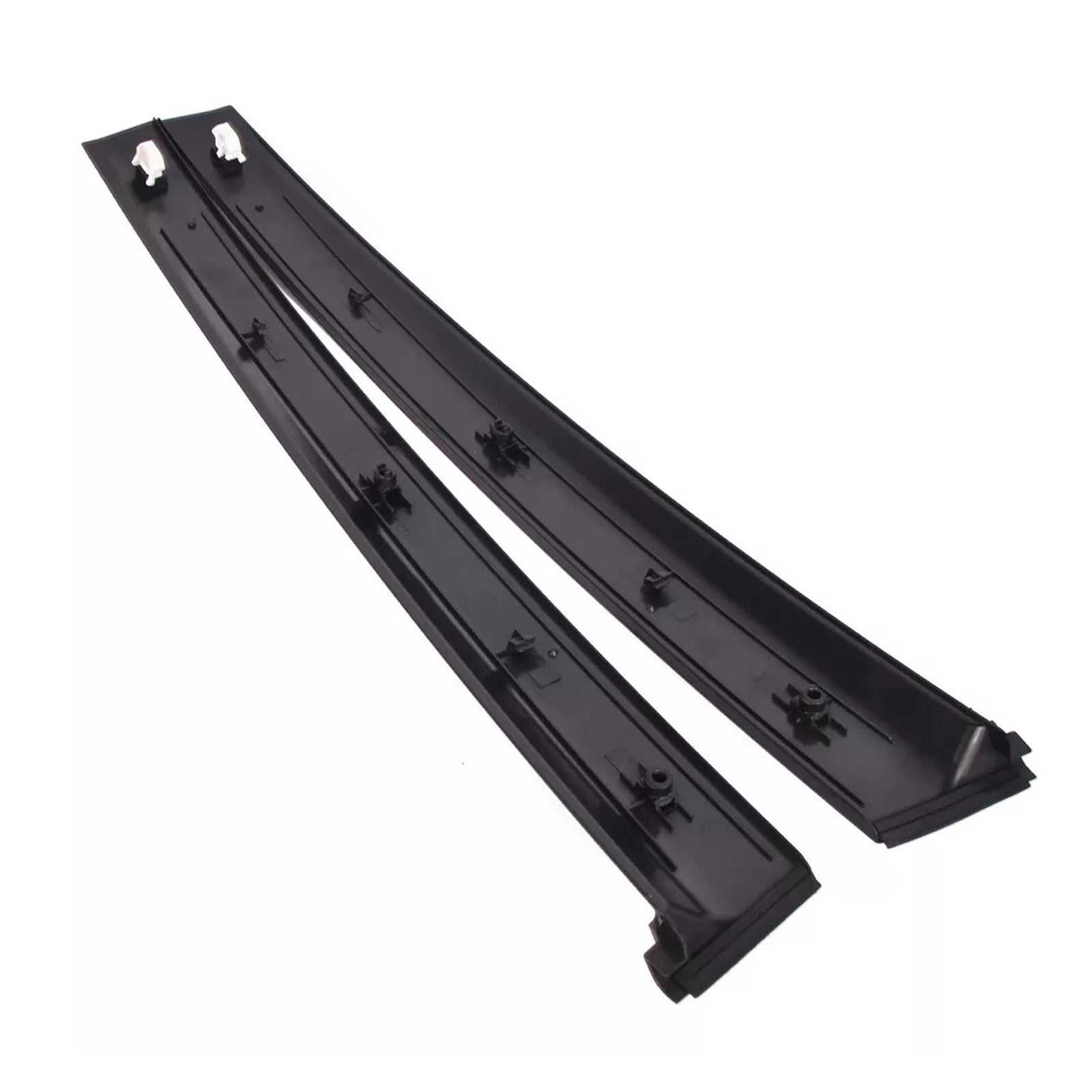 Garniture de porte gauche et droite pour Honda Civic 2/3 portes coupé et hayon 1992-1995, ensemble de châssis de montant SLJ-1173A-BK