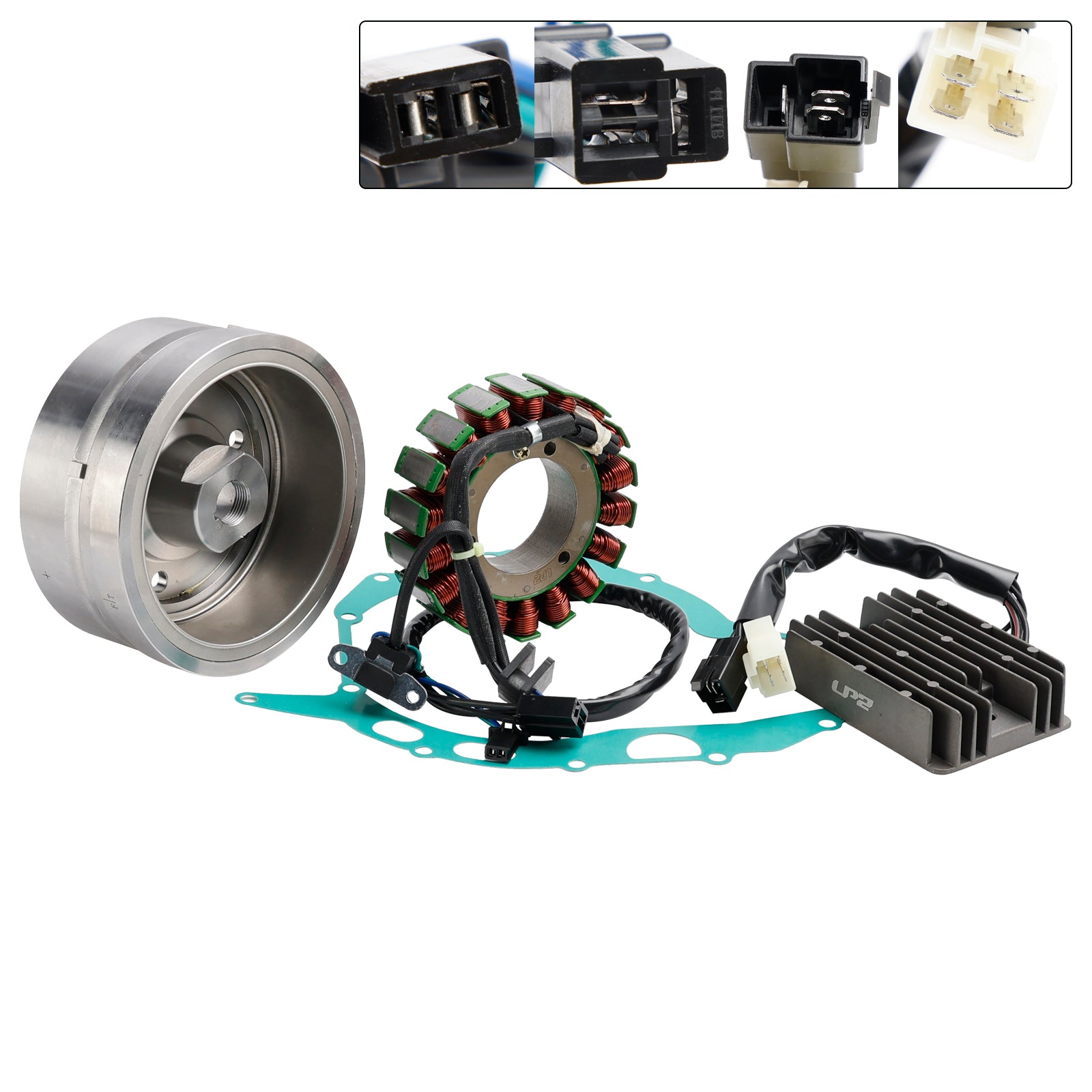 Stator- en rotorregelaar voor Suzuki DL1000 V-Strom DL1000K2 (E2) K2 2002 32102-06G10 11483-02F00