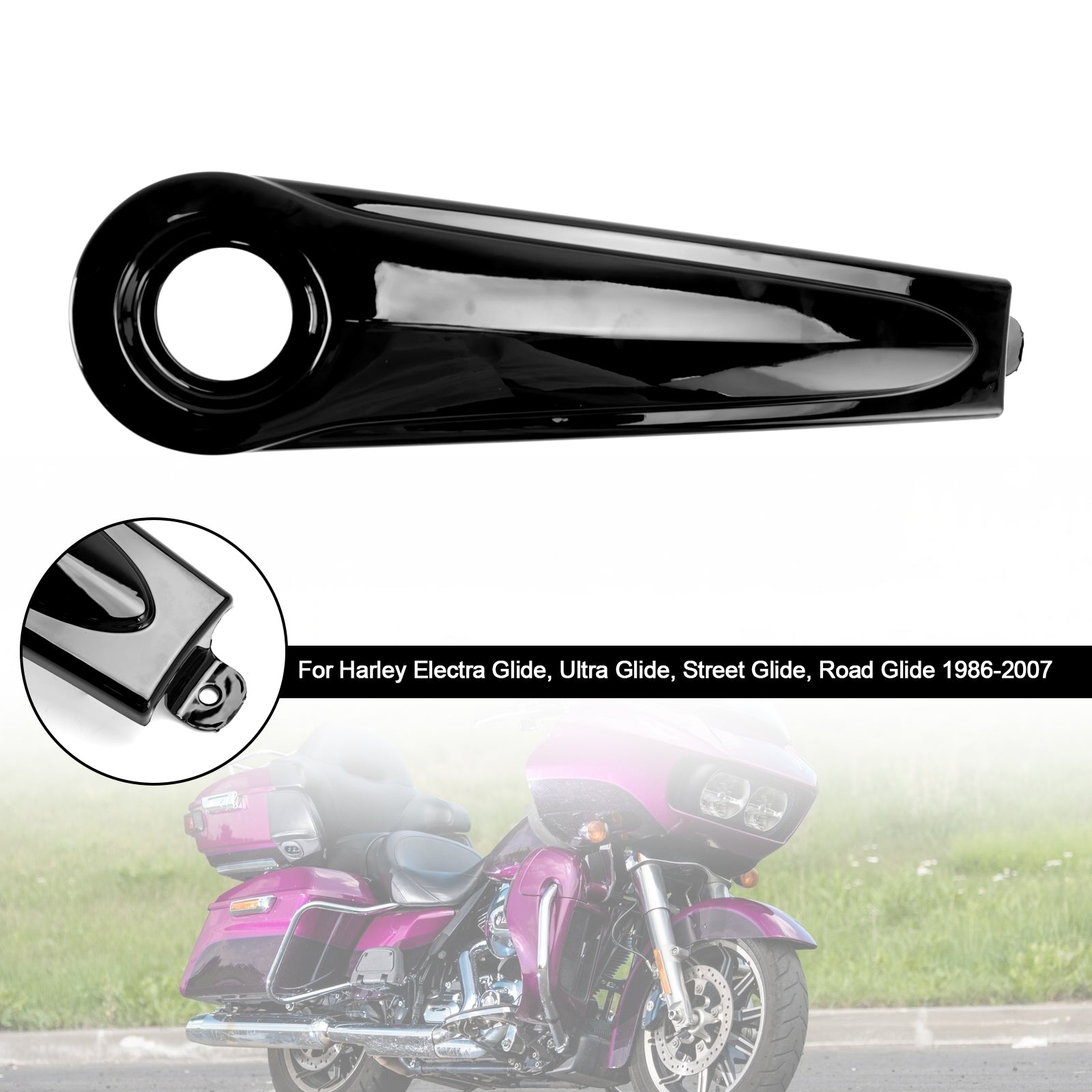 1986-2007 Harley Electra Glide, Ultra Glide, Street Glide, Road Glide Tank Caps Cover Panel Carenage