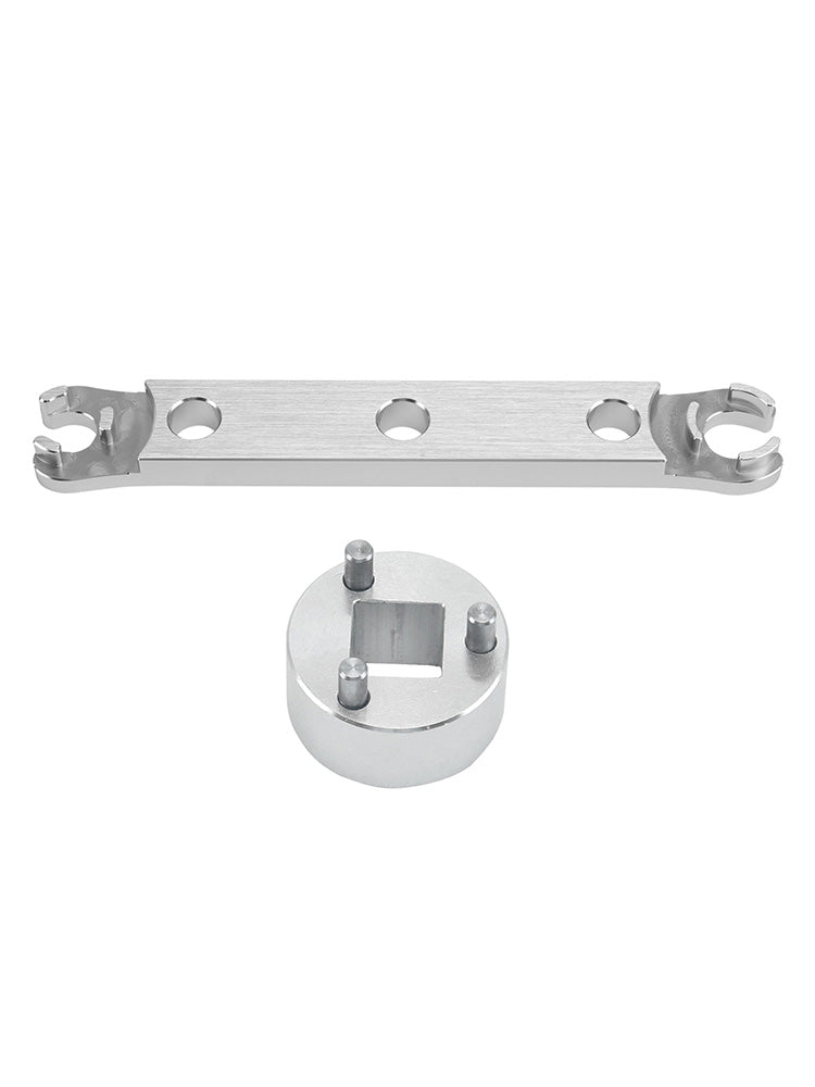 Verwijderingssleutel voor de onderste kap. Saphire/Onyx/Diamond/DVO vorkreconstructietool.