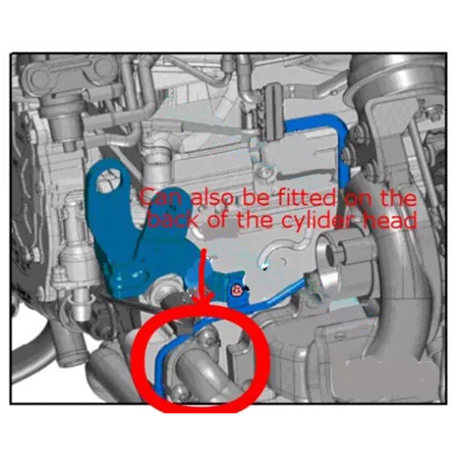 Placa de bloqueo de válvula EGR para el asiento VW Skoda 1.2L 1.6L TDI para Audi Common Rail S/S