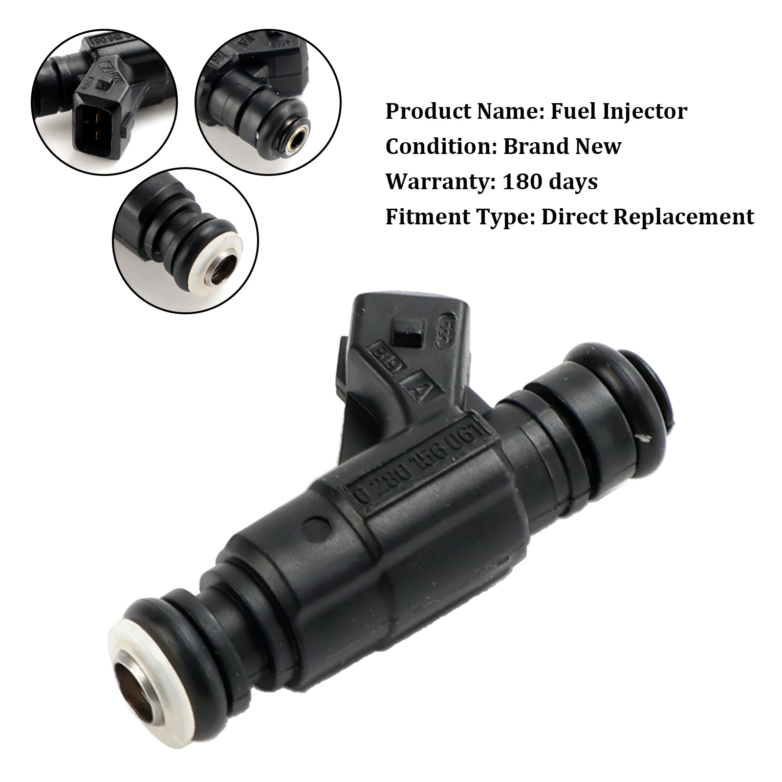 1PCS Fuel Injector 0280156061 Pour Audi Pour Volkswagen 1.8L 852-12184