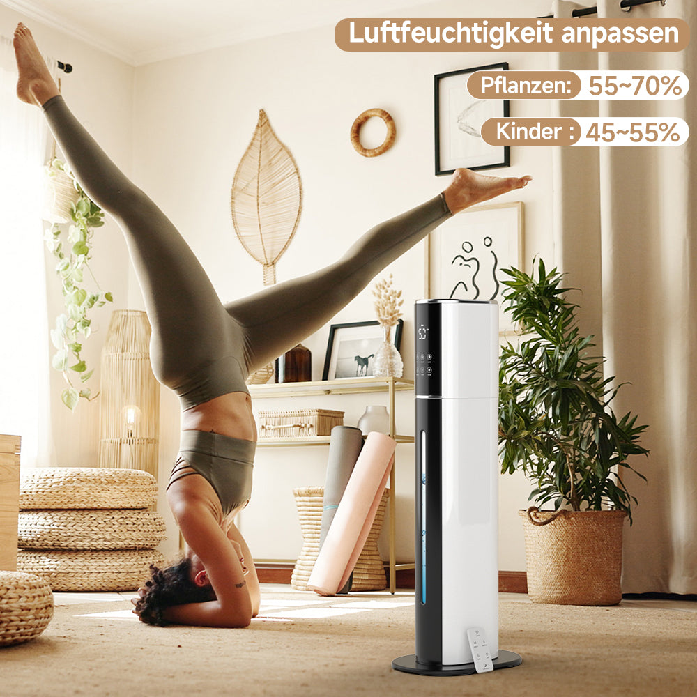 Stille ultrasone Cool Mist-luchtbevochtiger met 3 snelheden, 9L
