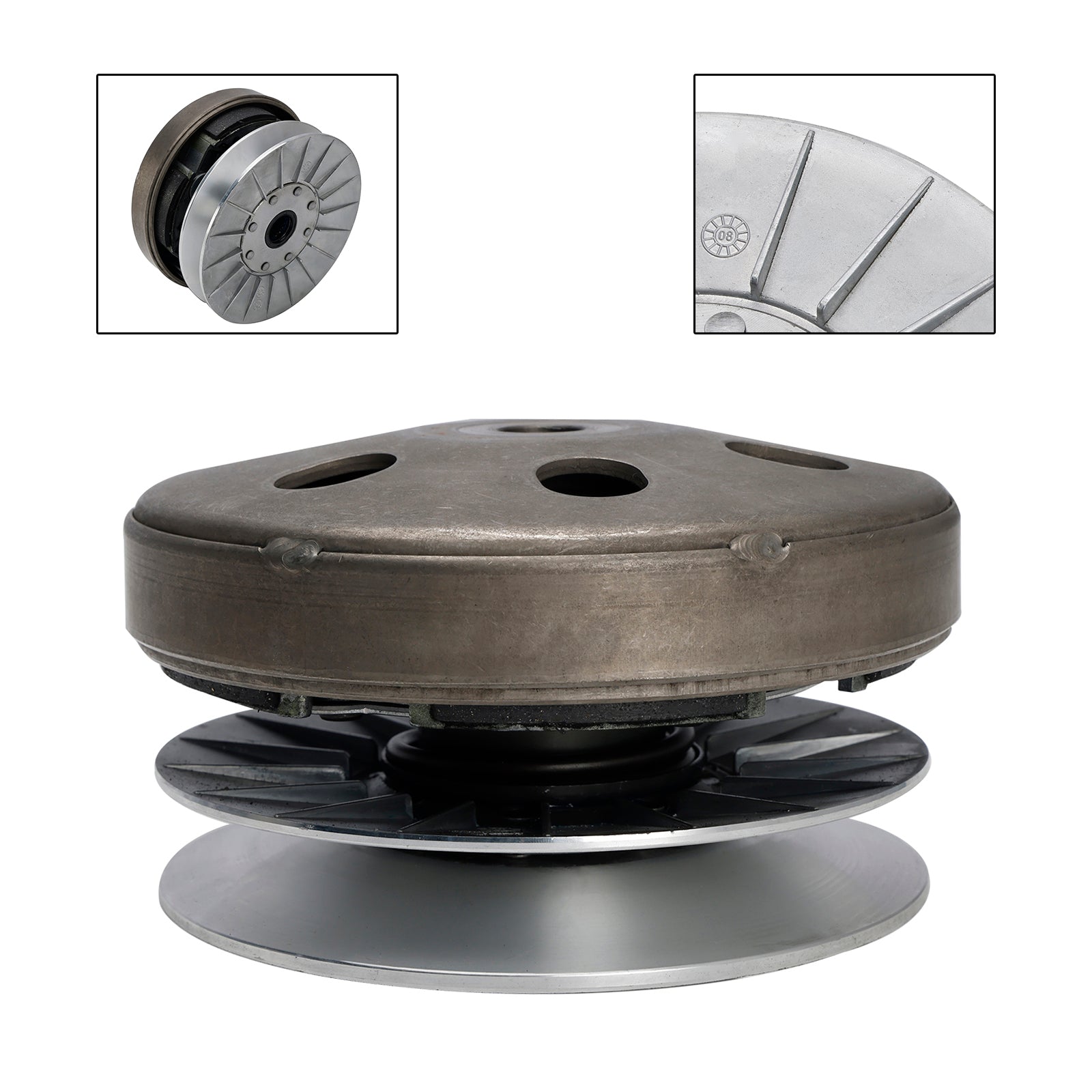 Etukytkinvaihteiston hihnapyörä kokoonpano 27248 27248C Linhai 400 Irs 420 Promax T3B