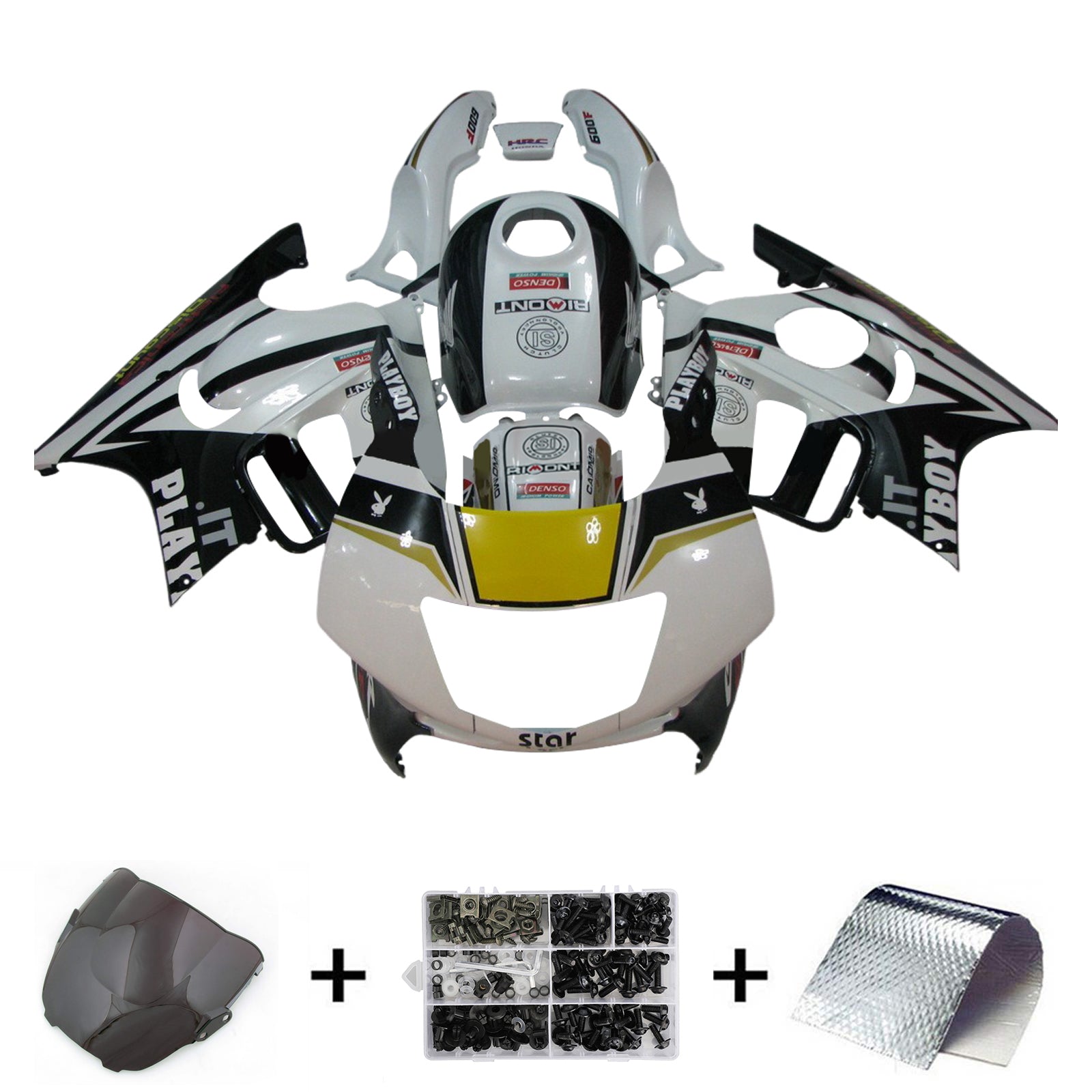 1995-1996 Honda CBR600 F3 INGECTION Kit Kit Corps Plastic ABS