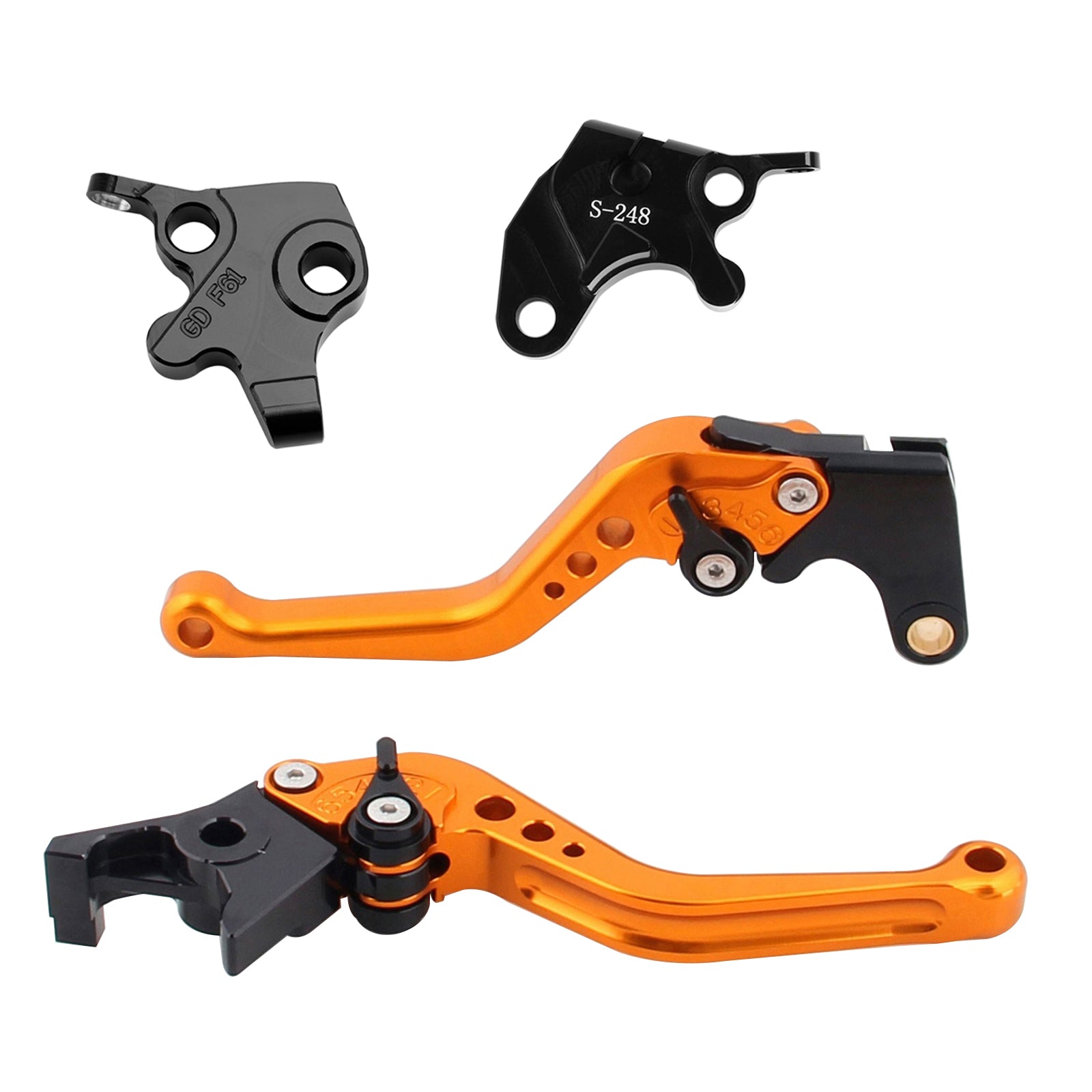 Palanca de freno y embrague corta para Yamaha YZF R125 2008-2011