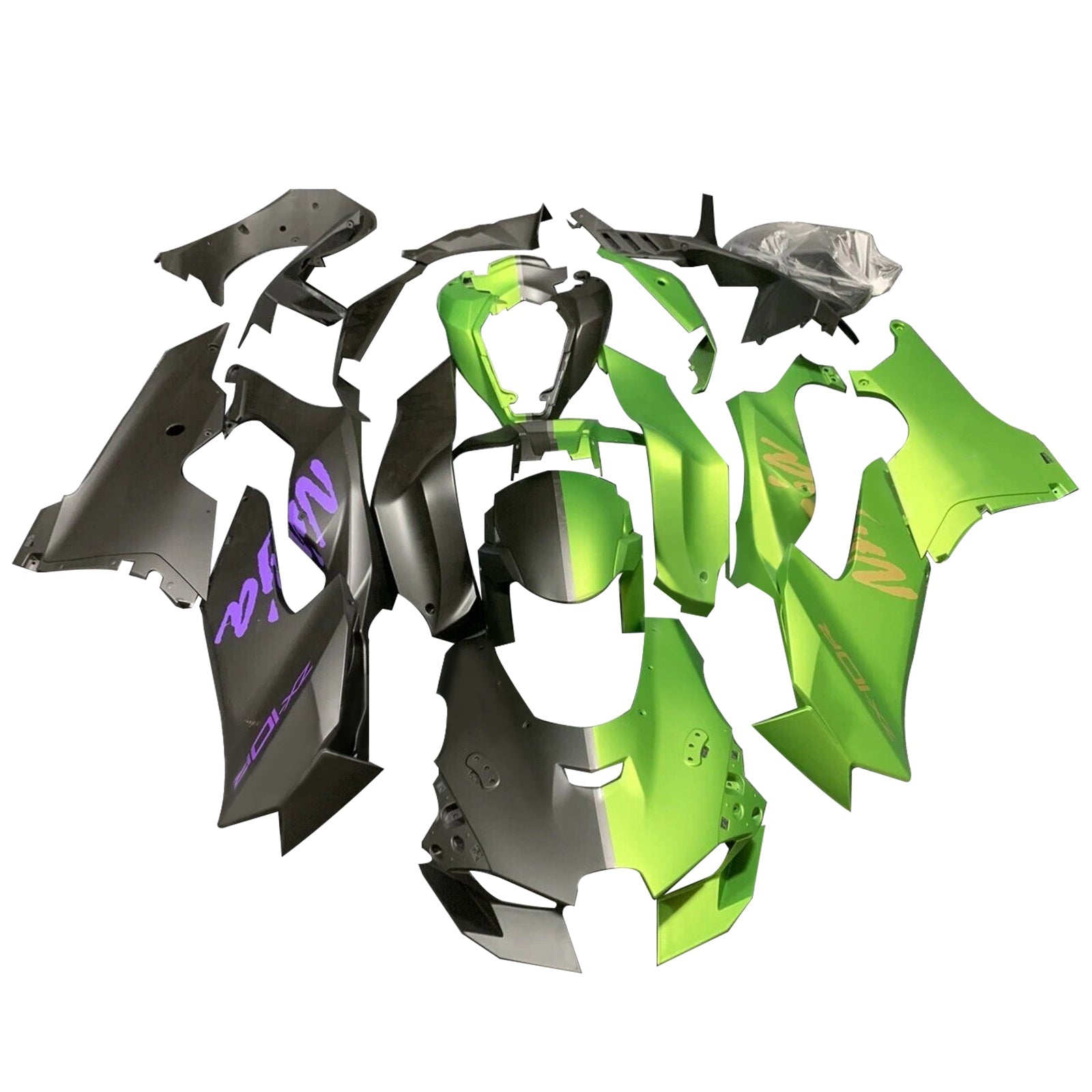 2021-2024 Kawasaki ZX-10R ZX10RR ABS carrosserie-injectiekuipset
