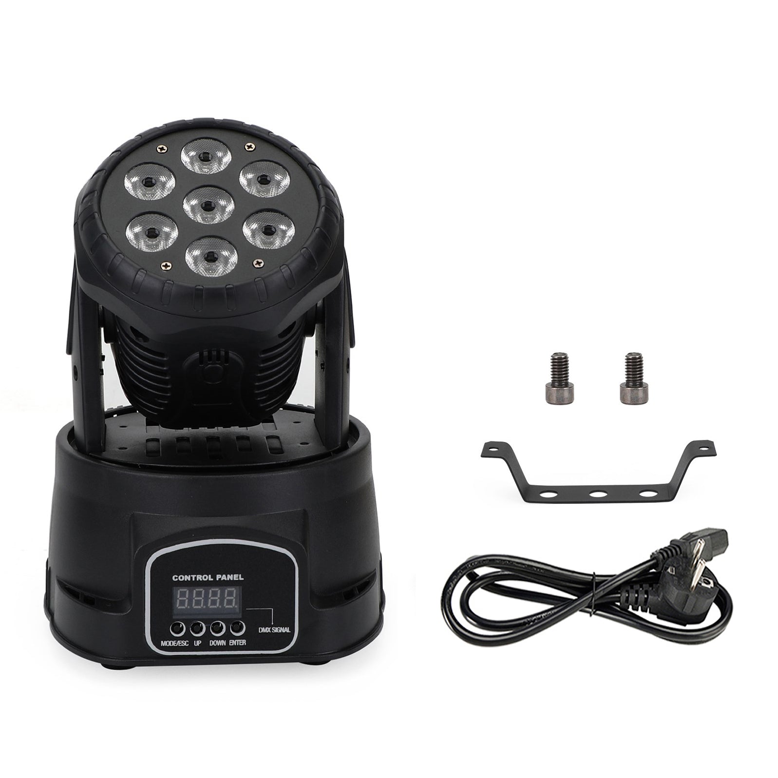 7x10W RGBW Moving Head Éclairage de Scène Disco Fête LED Lampe Projecteur DMX512