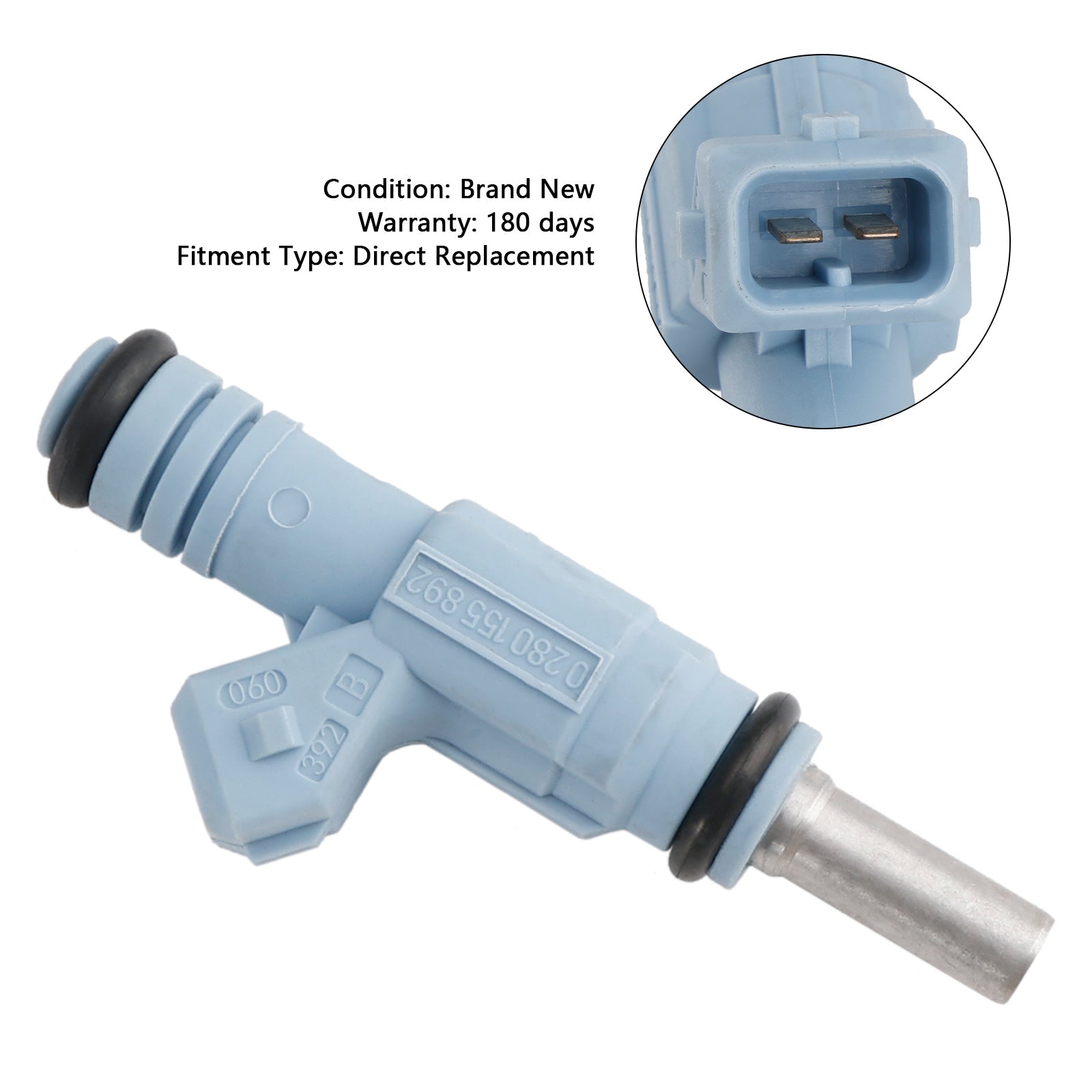 1 Polttoaineen ruiskutus 0280155892 Audi TT Quattrolle 1,5 L 2000-2002 0280155893